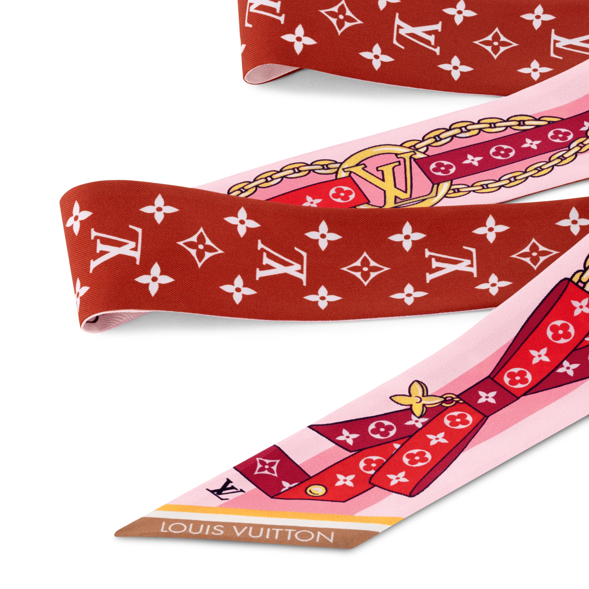 Khăn Lụa LV Bow BB . in Đồ Nữ