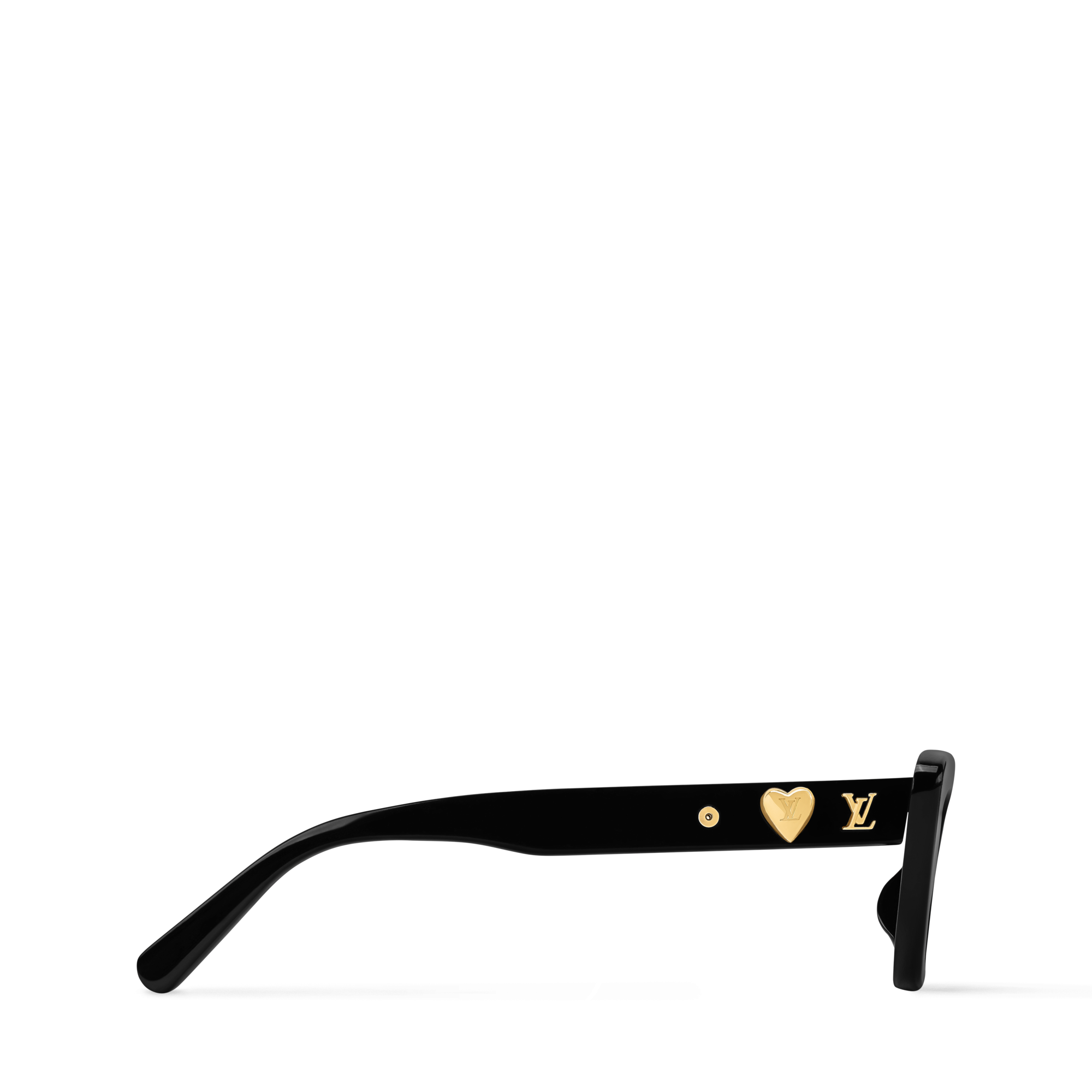 Mắt Kính Dáng Mắt Mèo LV Charms . in Đồ Nữ