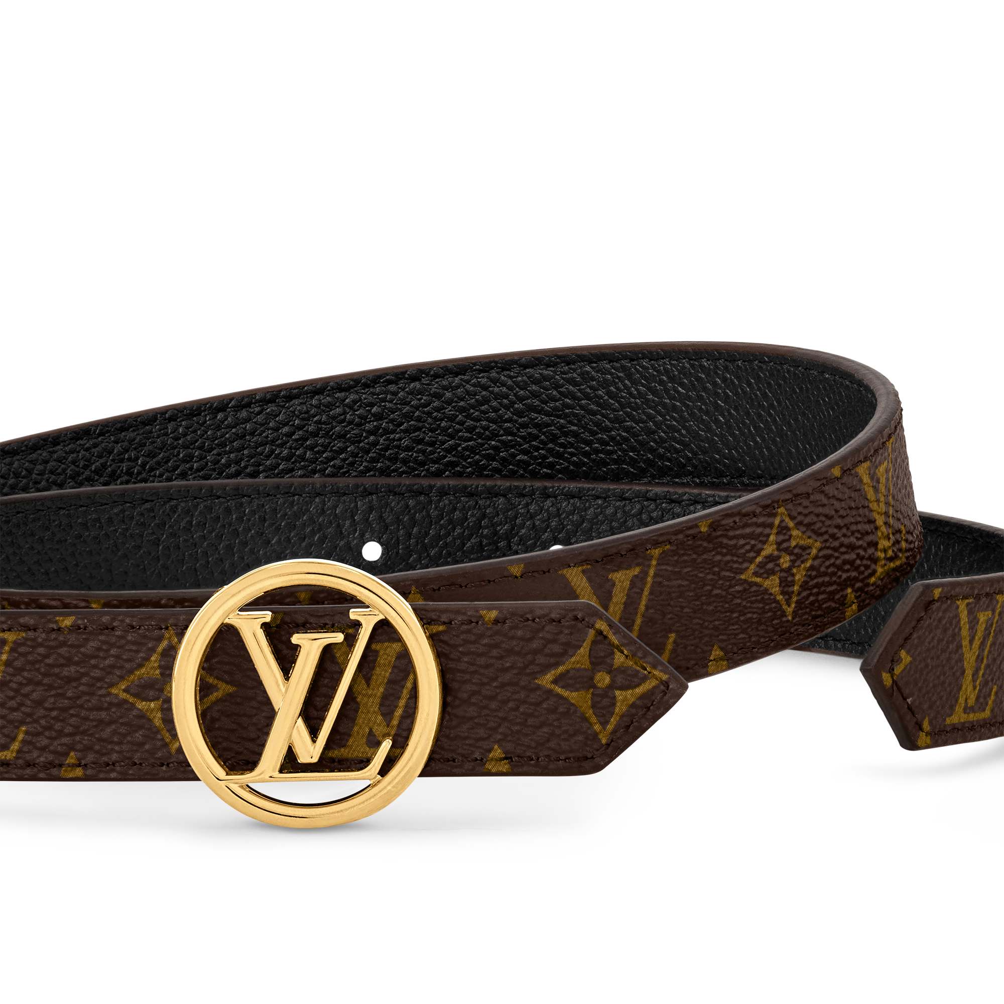Thắt Lưng Hai Mặt LV Circle 20MM Monogram in Đồ Nữ