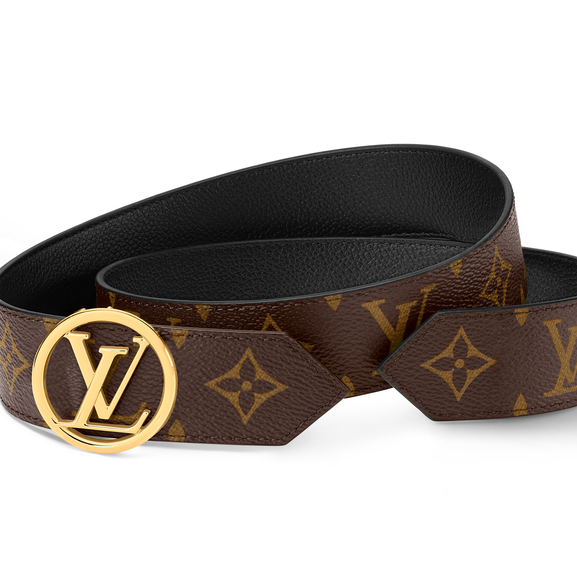 Thắt Lưng Hai Mặt LV Circle 35MM Monogram in Đồ Nữ