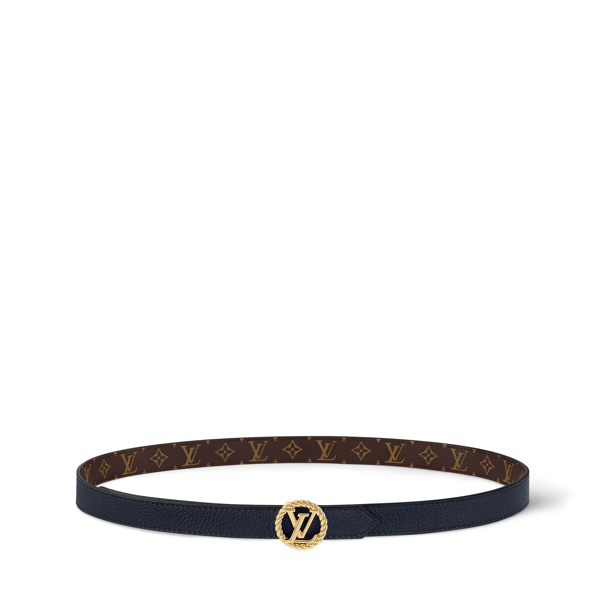 Thắt Lưng Hai Mặt LV Circle Nautical 20MM Monogram in Đồ Nữ