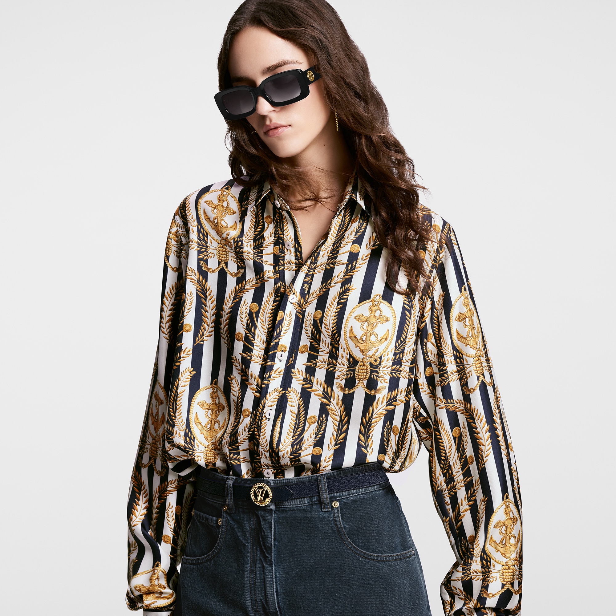 Thắt Lưng Hai Mặt LV Circle Nautical 20MM Monogram in Đồ Nữ