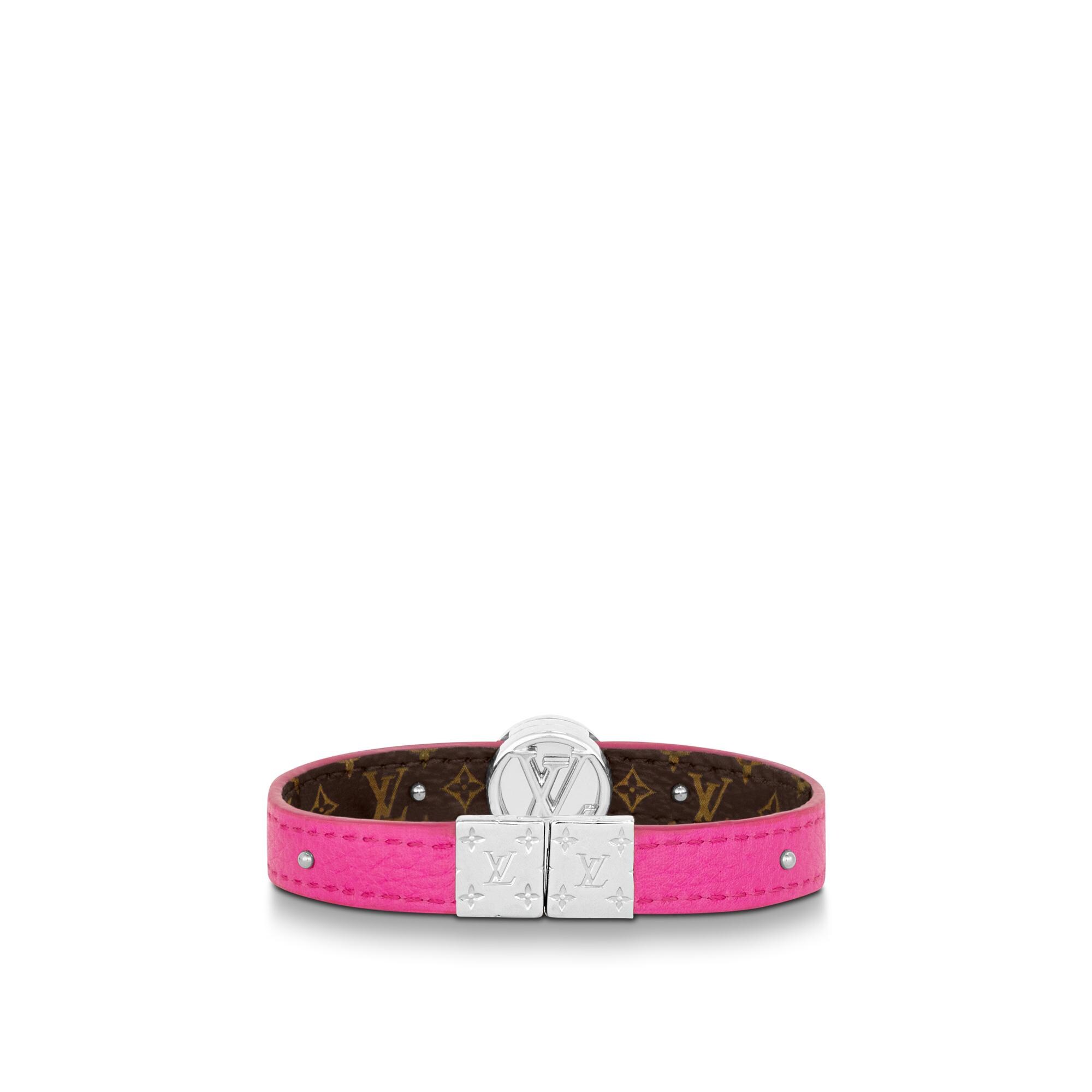 Vòng Tay Hai Mặt LV Circle Monogram in Đồ Nữ
