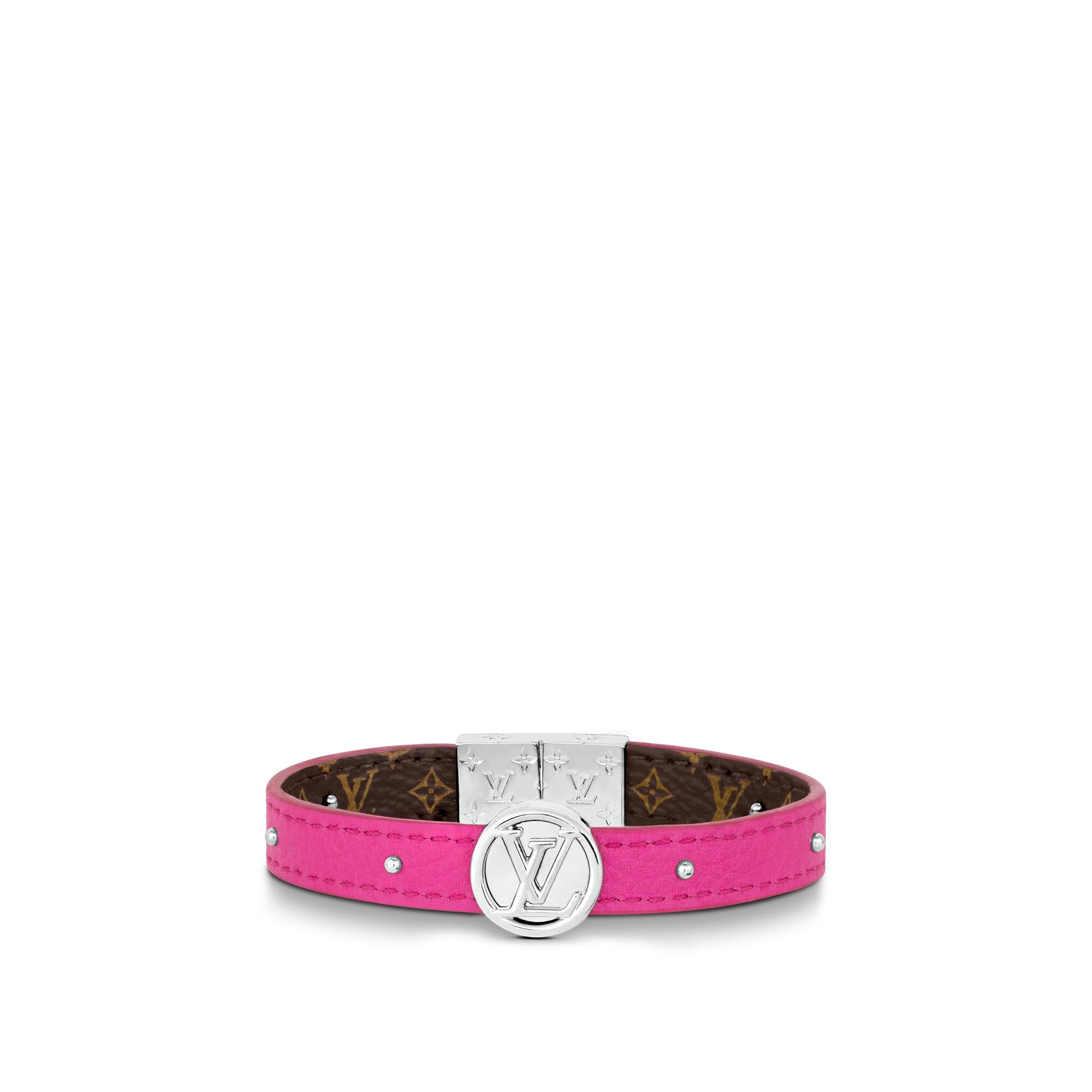Vòng Tay Hai Mặt LV Circle Monogram in Đồ Nữ