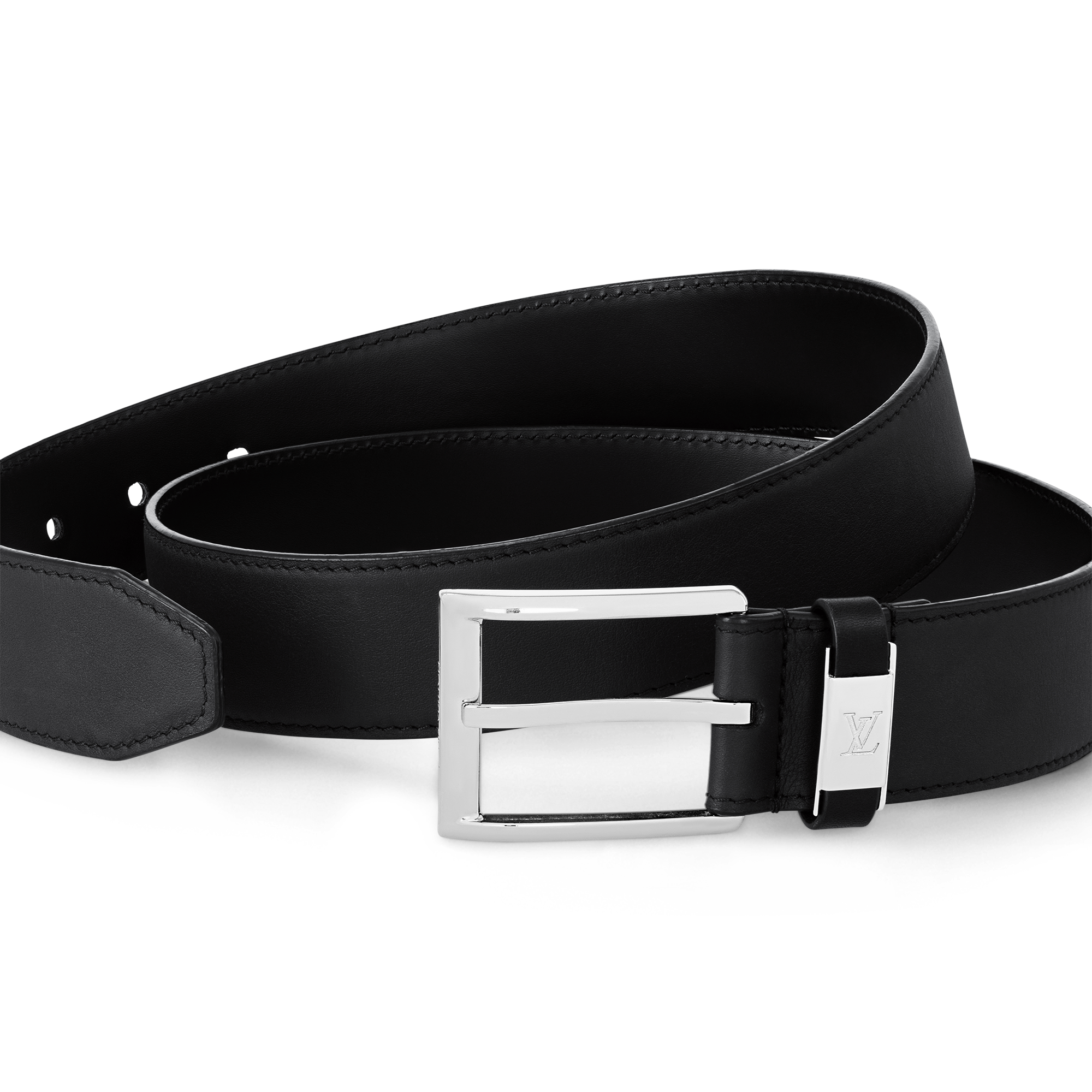 Thắt Lưng LV City Pin 35MM Các loại da khác in Đồ Nam