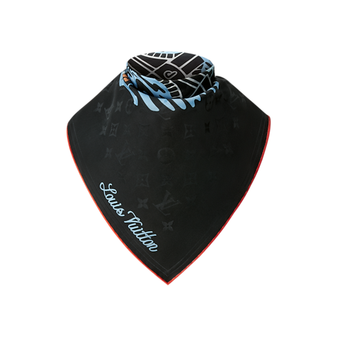 Khăn Lụa LV City Stamp . in Đồ Nam's Phụ kiện Khăn lụa collections by Louis Vuitton (Thu phóng sản phẩm)