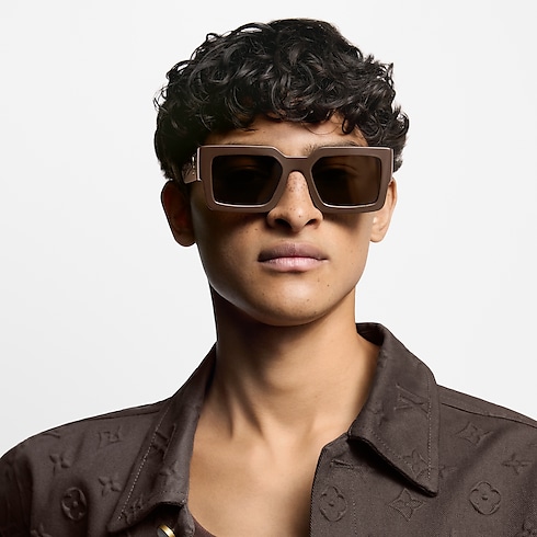 Mắt Kính Dáng Vuông LV Clash . in Đồ Nam's Phụ kiện Mắt kính collections by Louis Vuitton (Thu phóng sản phẩm)