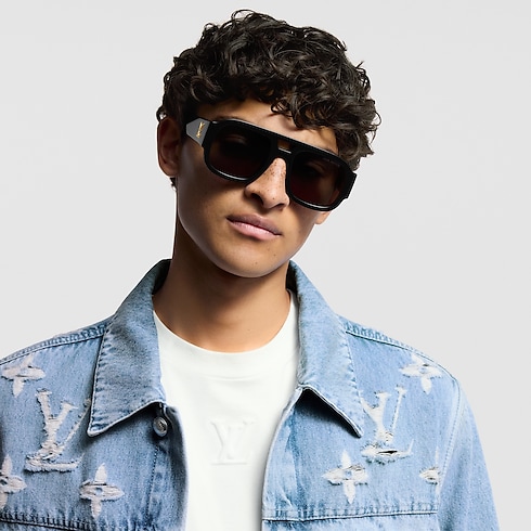 Mắt Kính LV Clash Pilot . in Đồ Nam's Phụ kiện Mắt kính collections by Louis Vuitton (Thu phóng sản phẩm)