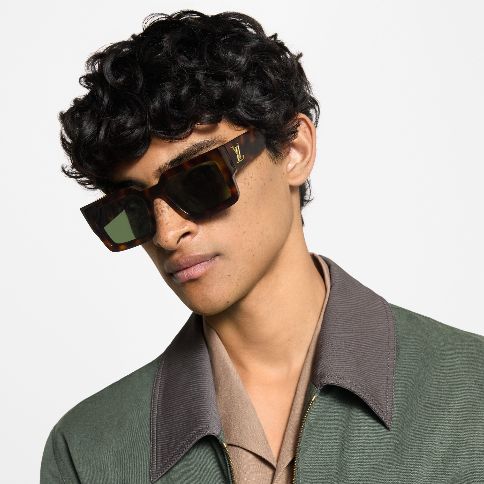 Mắt Kính Dáng Vuông LV Clash . in Đồ Nam