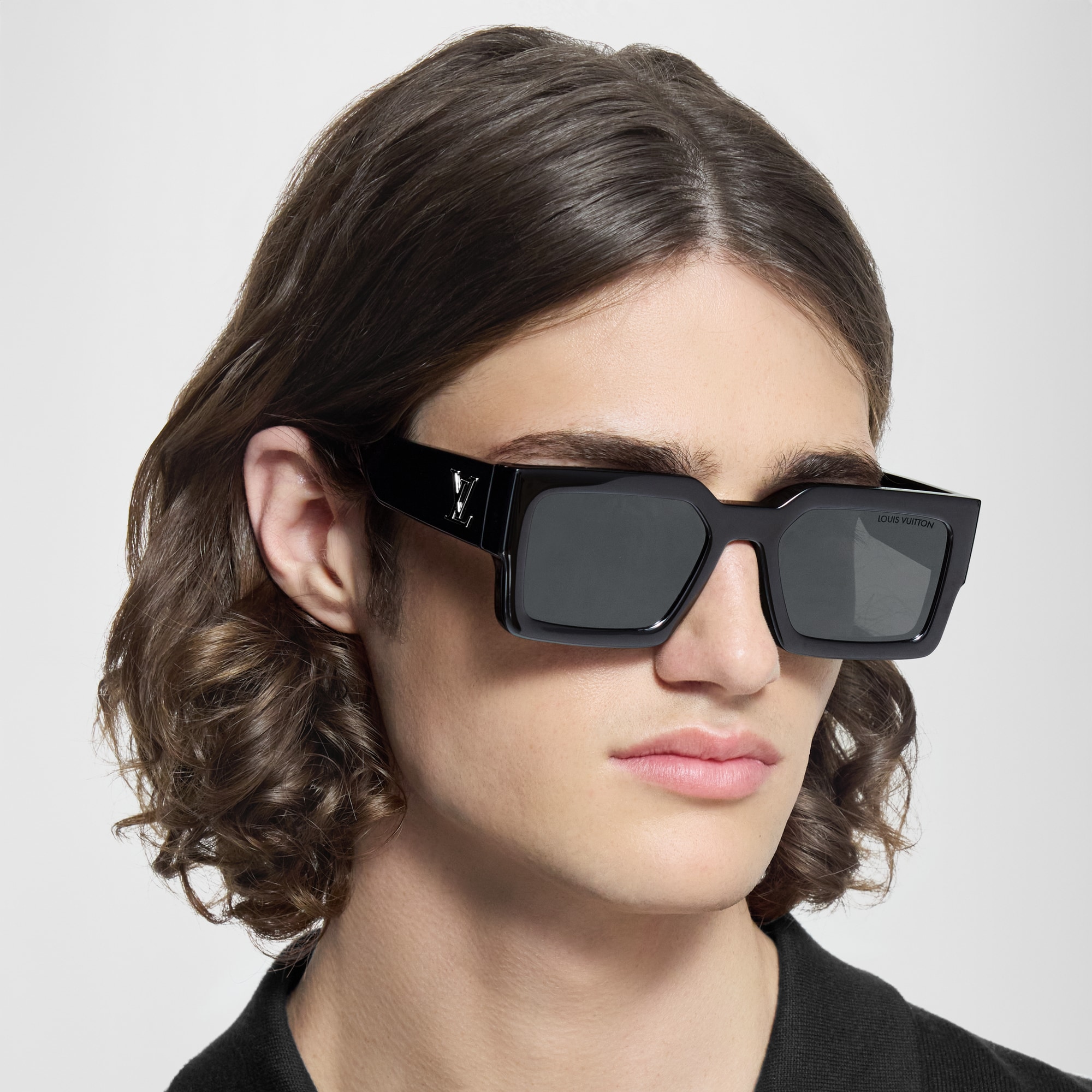 Mắt Kính Dáng Vuông LV Clash . in Đồ Nam