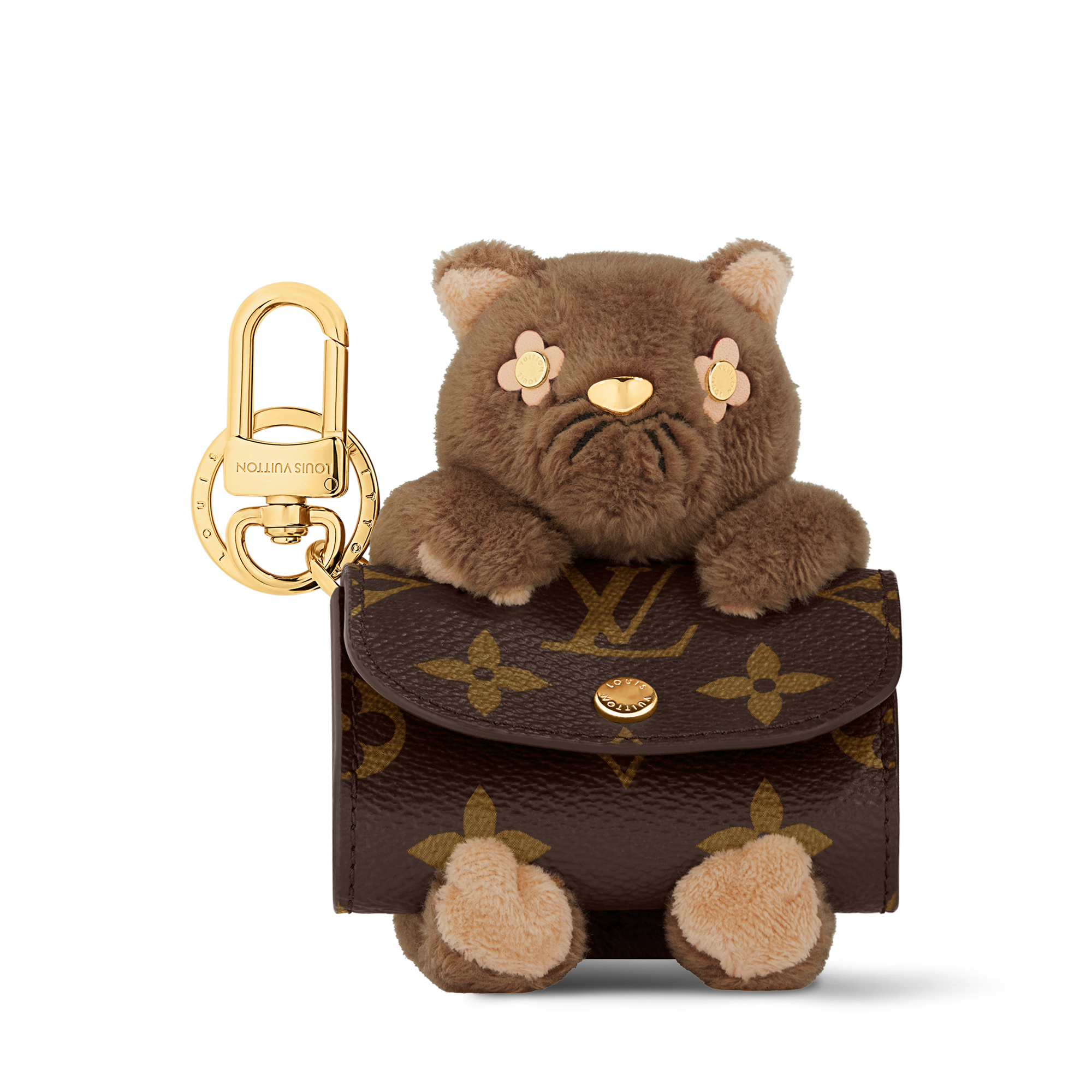 Phụ Kiện LV Cute Cat Pouch Earphone Case . in Đồ Nữ