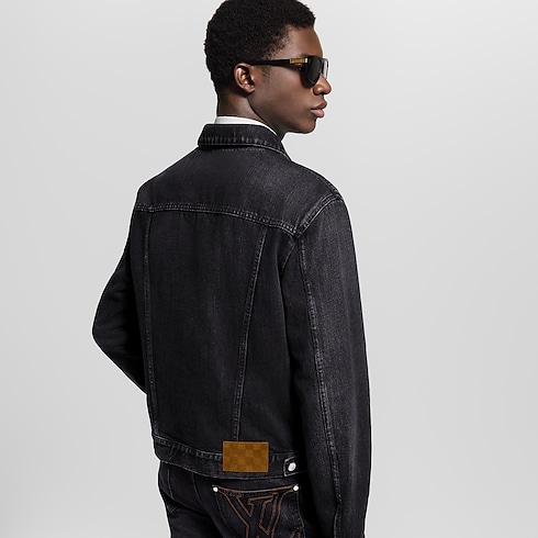 Áo Khoác Denim in Đồ Nam's Trang phục Áo khoác ngoài collections by Louis Vuitton (Thu phóng sản phẩm)