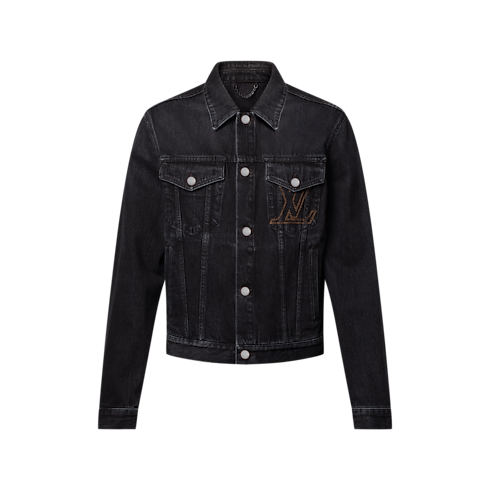 Áo Khoác Denim in Đồ Nam's Trang phục Áo khoác ngoài collections by Louis Vuitton (Thu phóng sản phẩm)