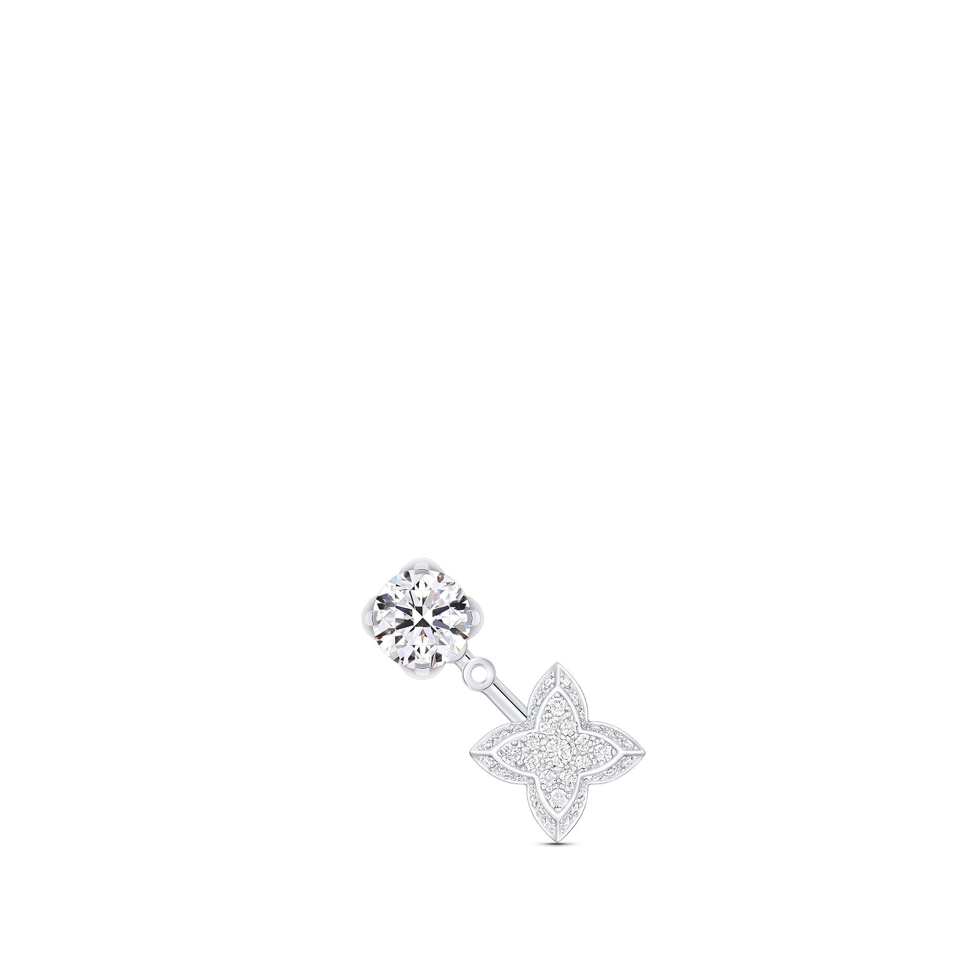 Khuyên Tai LV Diamonds - Một Chiếc  in Trang sức