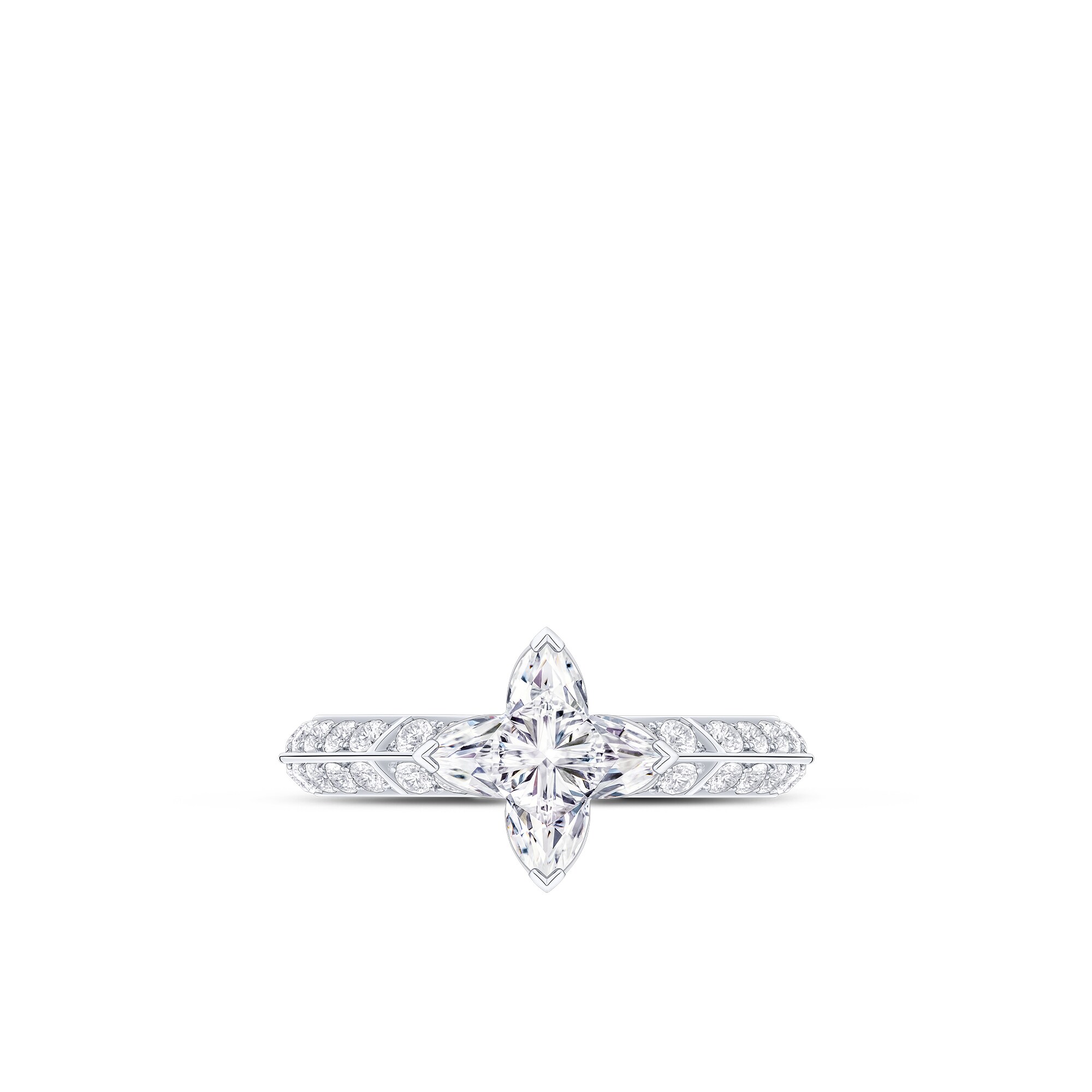 Nhẫn LV Diamonds Pavé Solitaire  in Trang sức