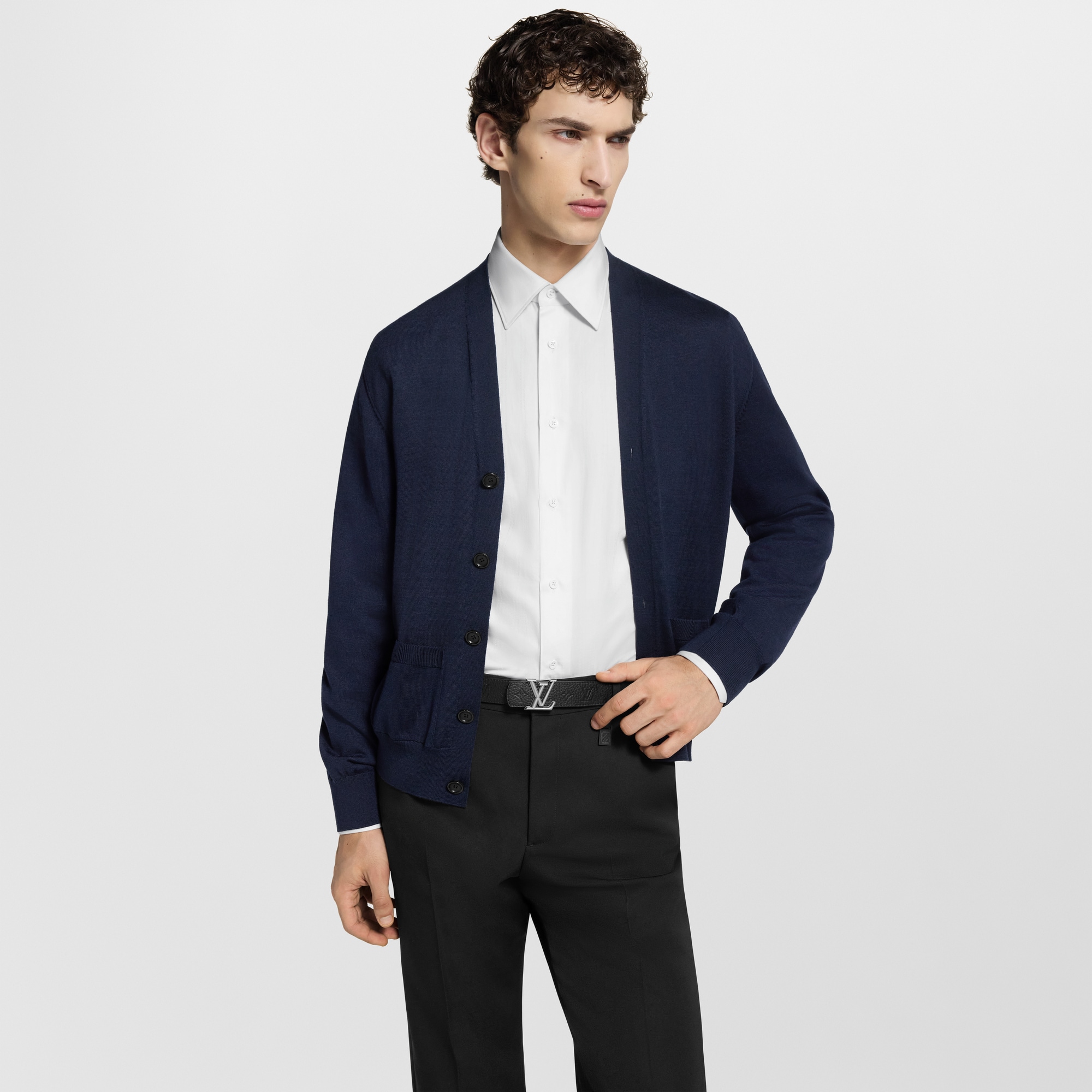 Thắt Lưng Hai Mặt LV Dimension 30MM Da Taurillon in Đồ Nam