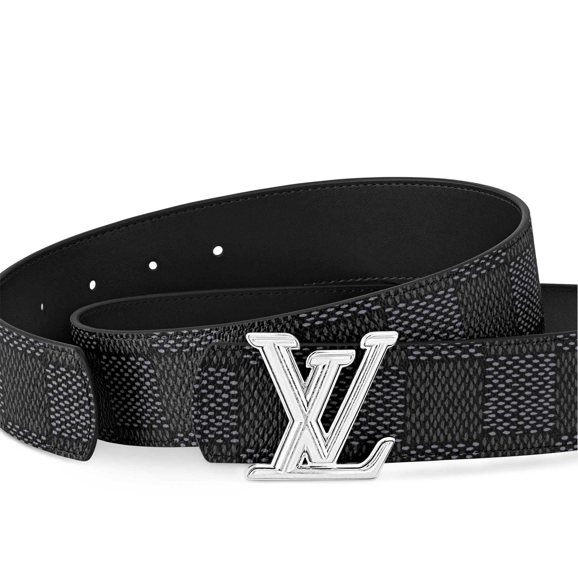Thắt Lưng Hai Mặt LV Dimension 40MM Damier Graphite in Đồ Nam