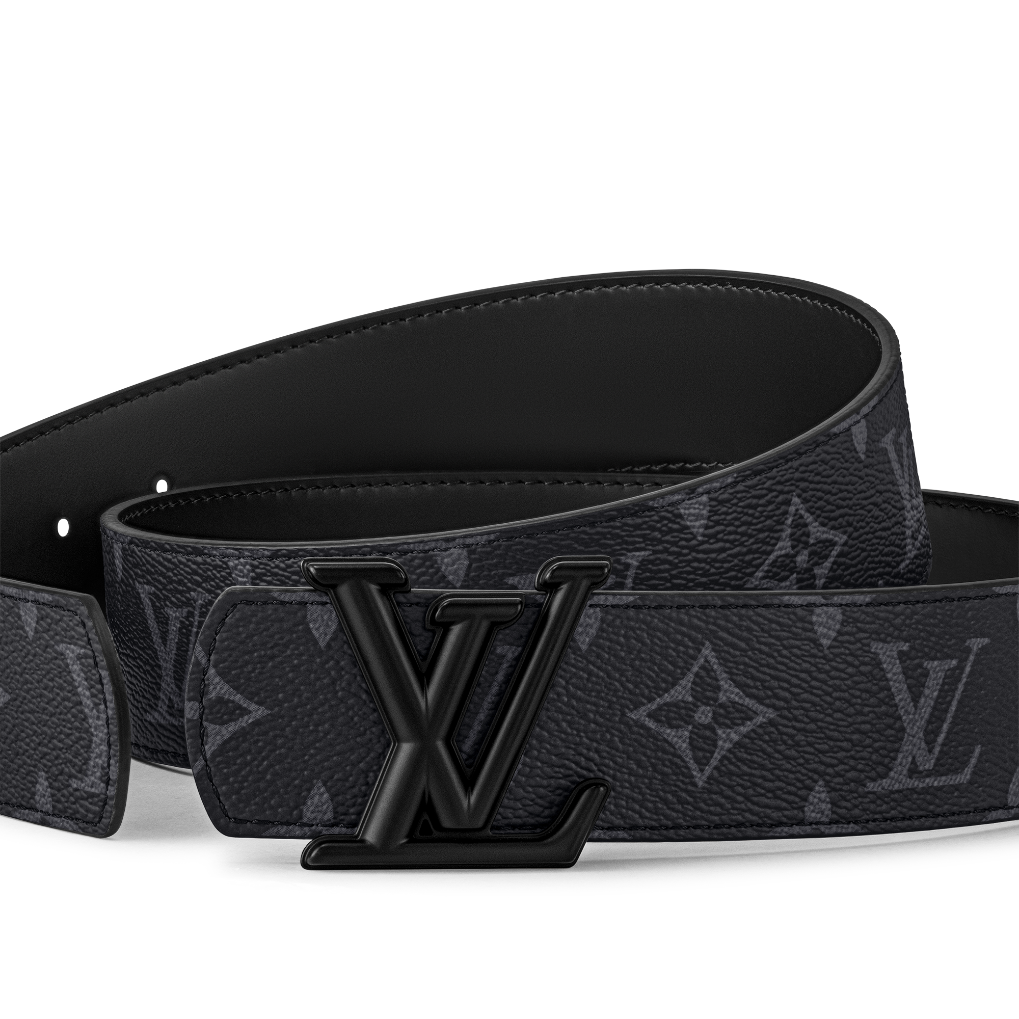 Thắt Lưng Hai Mặt LV Dimension 40MM Monogram Eclipse in Đồ Nam