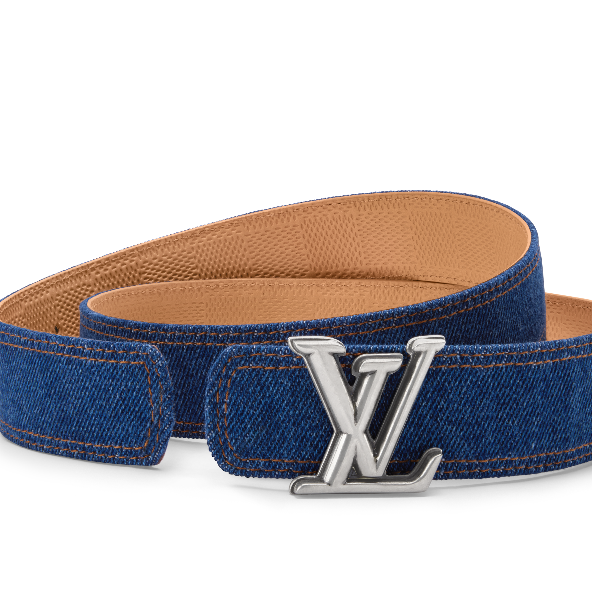LV Dimension Denim 35mm Reversible Belt  in Đồ Nam