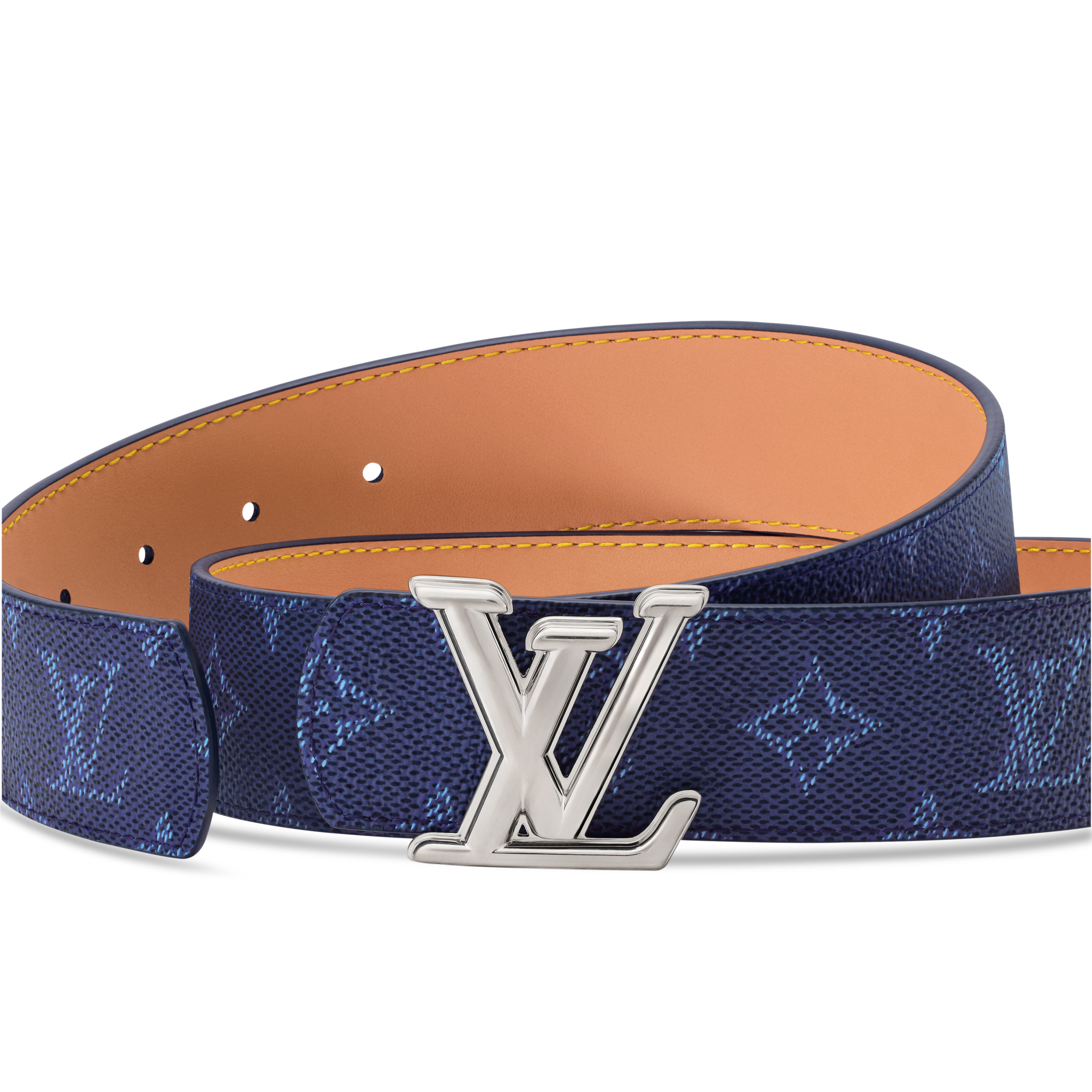 LV Dimension Monogram Heritage 40mm Reversible Belt  in Đồ Nam