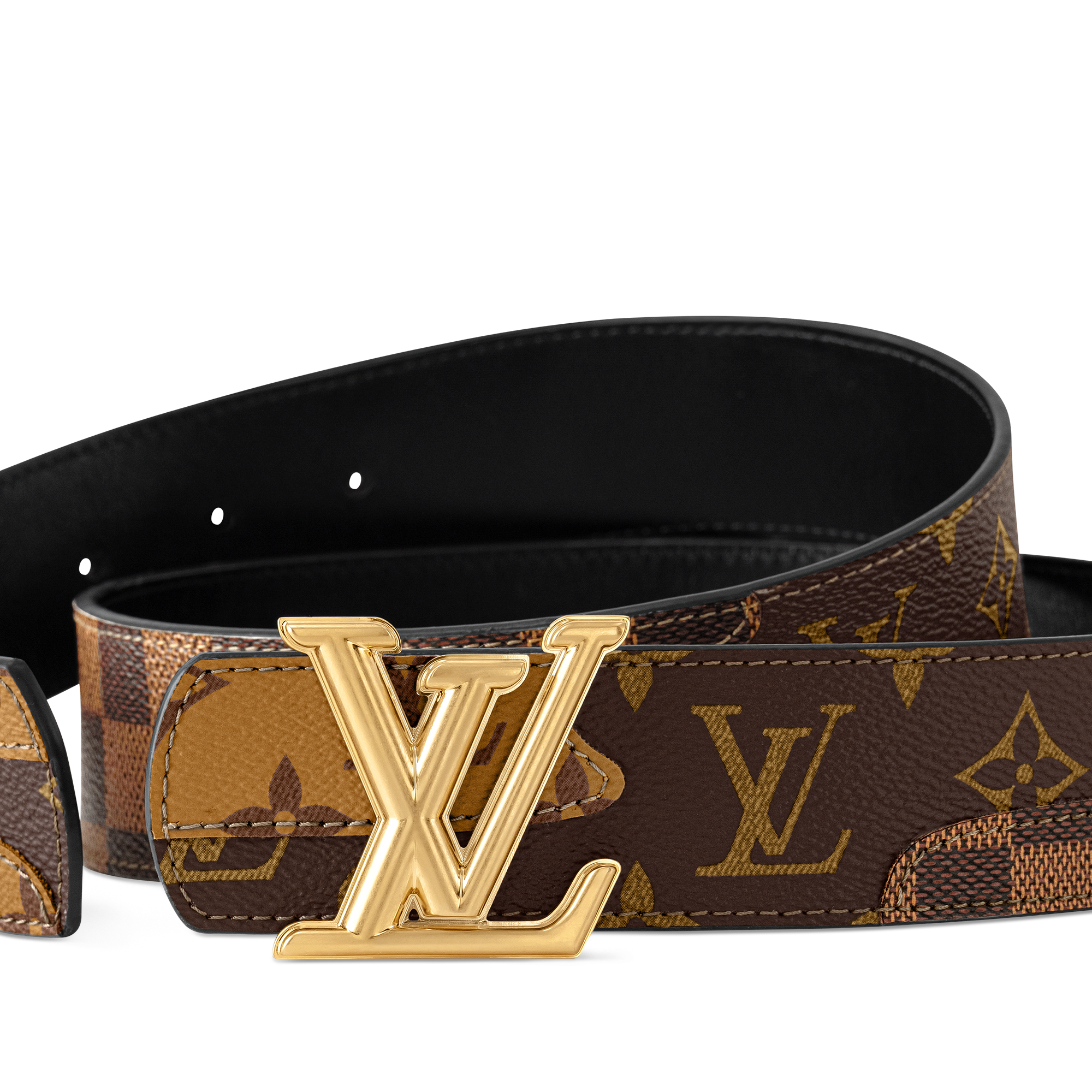 Thắt Lưng Hai Mặt LV Dimension Monogram Landscape 40MM  in Đồ Nam