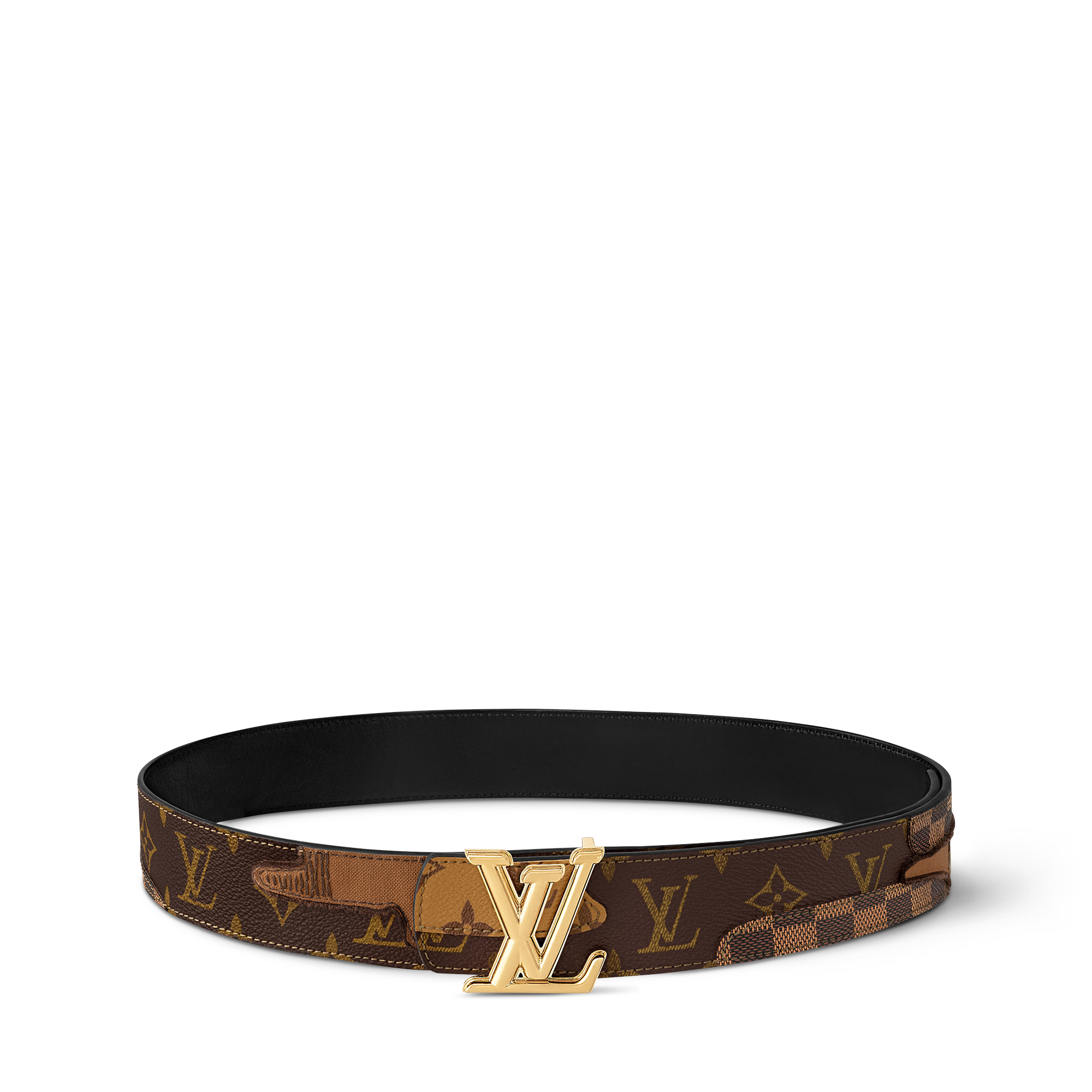 Thắt Lưng Hai Mặt LV Dimension Monogram Landscape 40MM  in Đồ Nam
