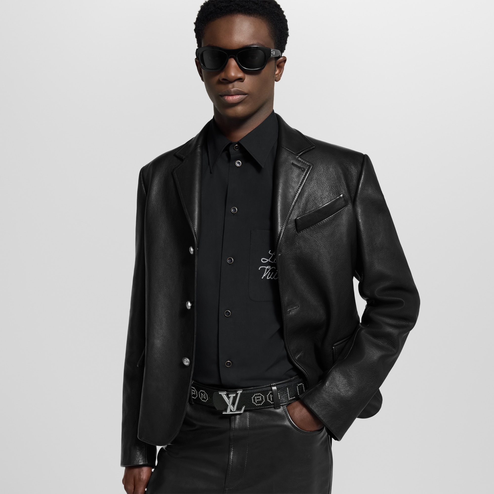 Thắt Lưng Hai Mặt LV Dimension Rockabilly Studs 40MM  in Đồ Nam