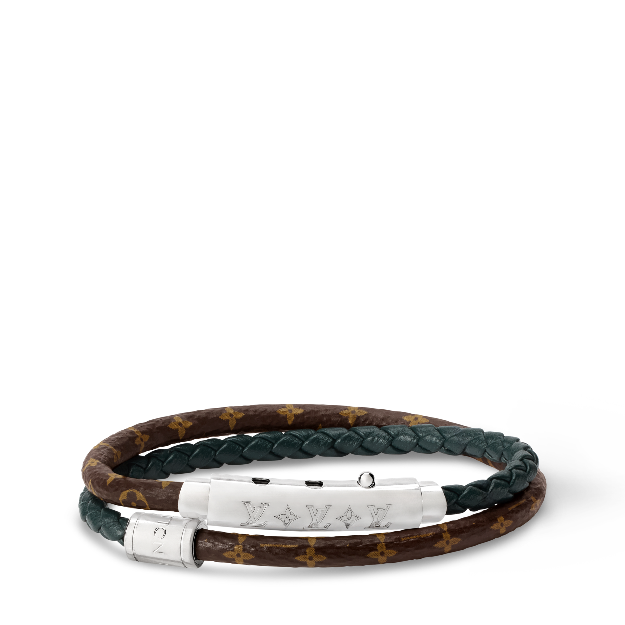 LV Double Spin Monogram Heritage Bracelet  in Đồ Nam