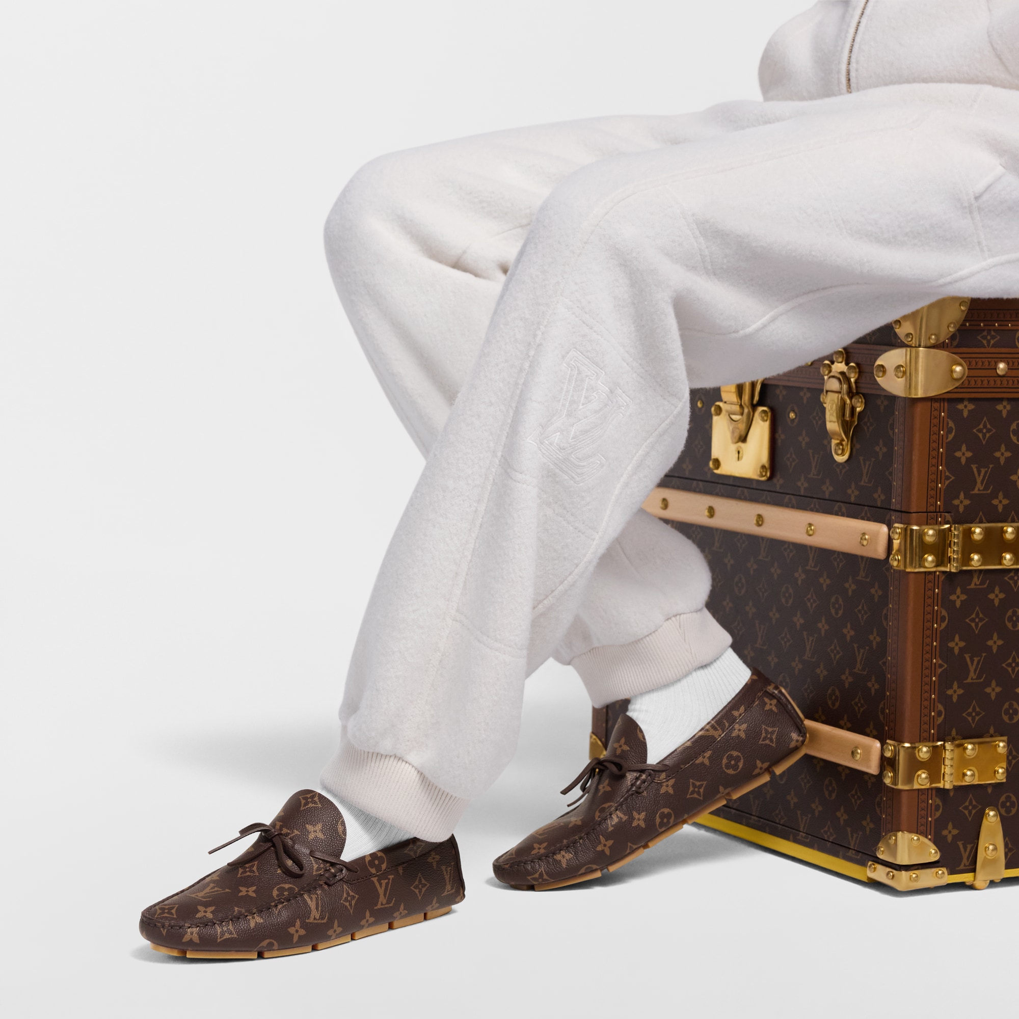 Giày LV Driver Mocassin  in Đồ Nam