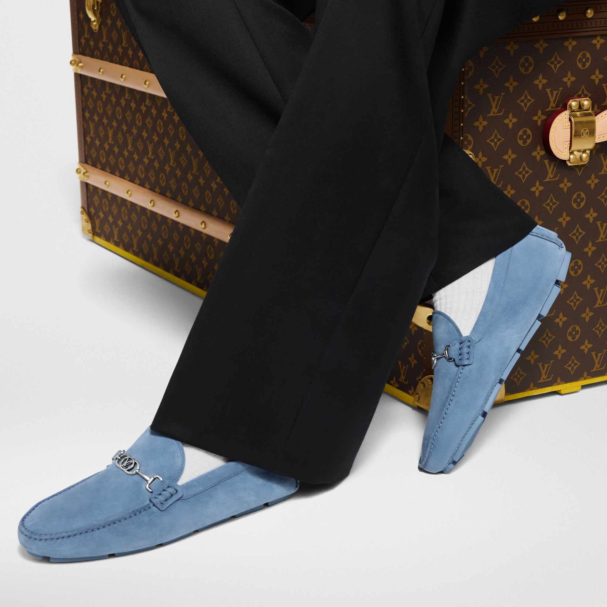 Giày LV Driver Moccasin  in Đồ Nam