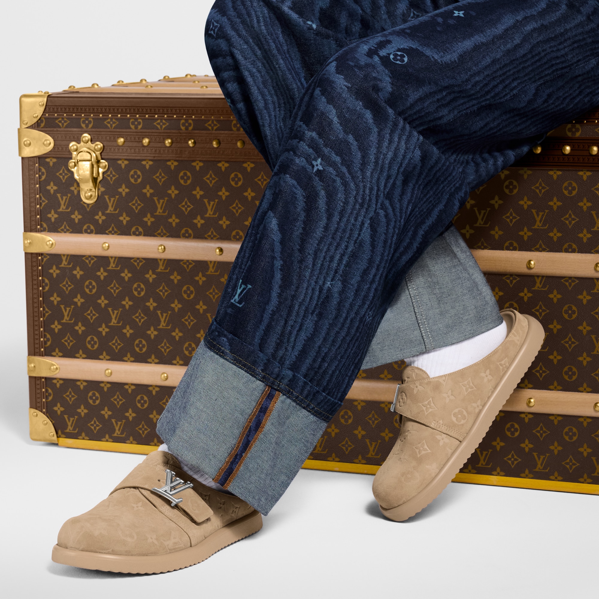 Dép LV Easy Mule  in Đồ Nam