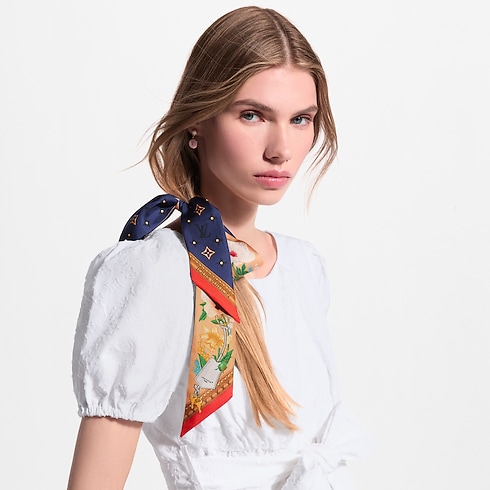 Khăn Lụa LV En Fleurs BB . in Đồ Nữ's Phụ kiện Khăn lụa collections by Louis Vuitton (Thu phóng sản phẩm)