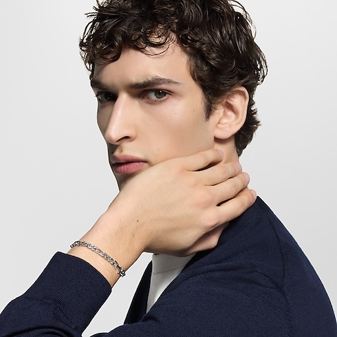 Vòng Tay LV Figaro . in Đồ Nam's Trang sức thời trang Vòng tay collections by Louis Vuitton (Thu phóng sản phẩm)