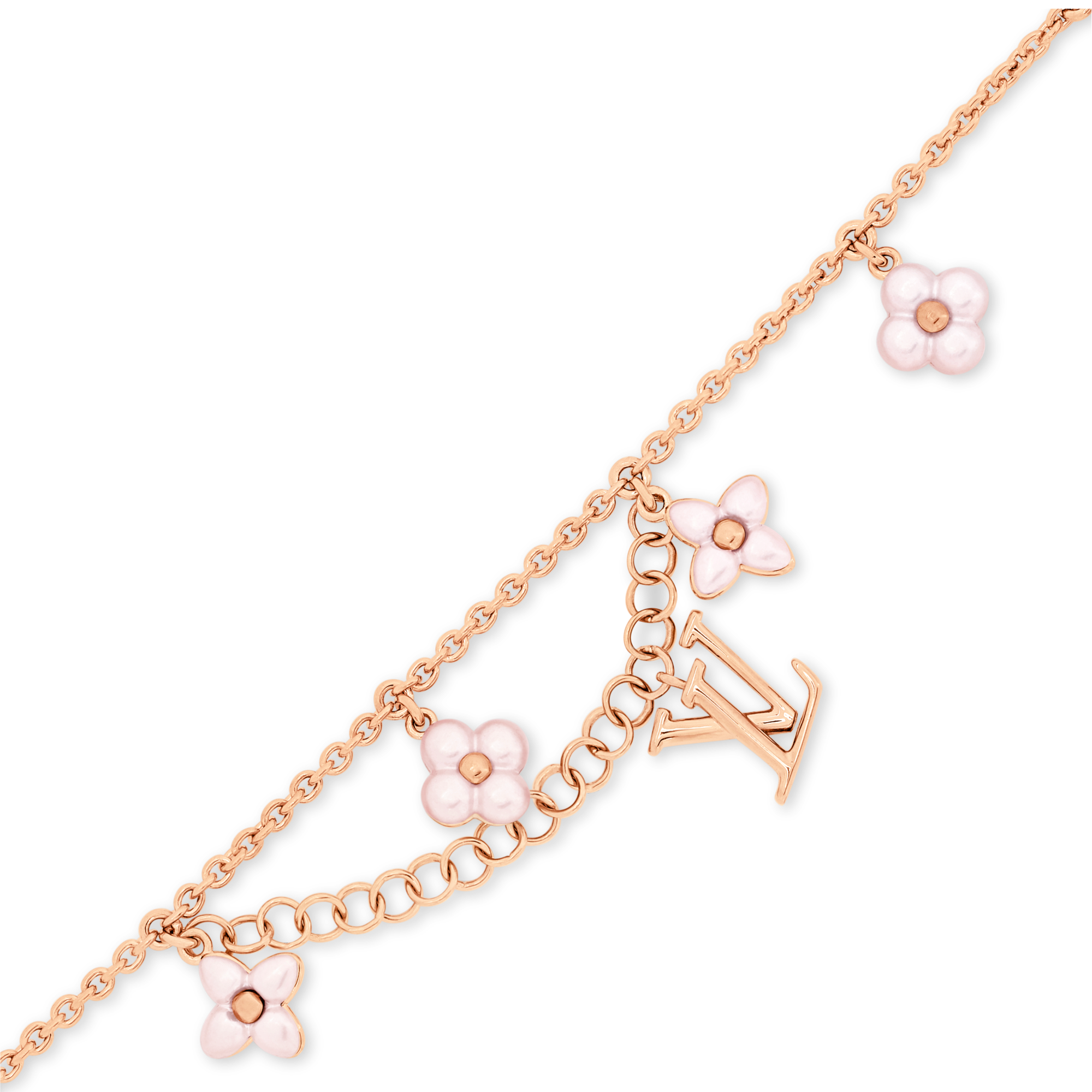 Vòng tay LV Floragram . in Đồ Nữ