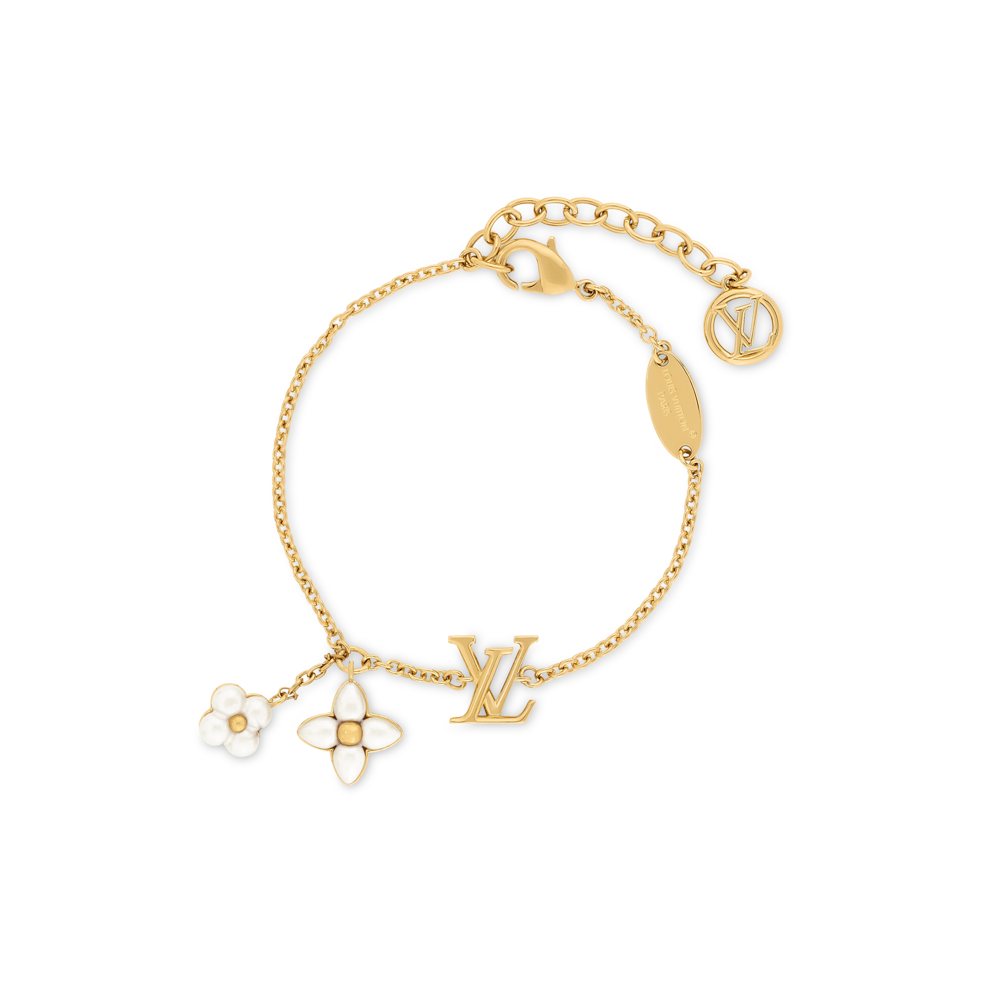 Vòng tay LV Floragram . in Đồ Nữ