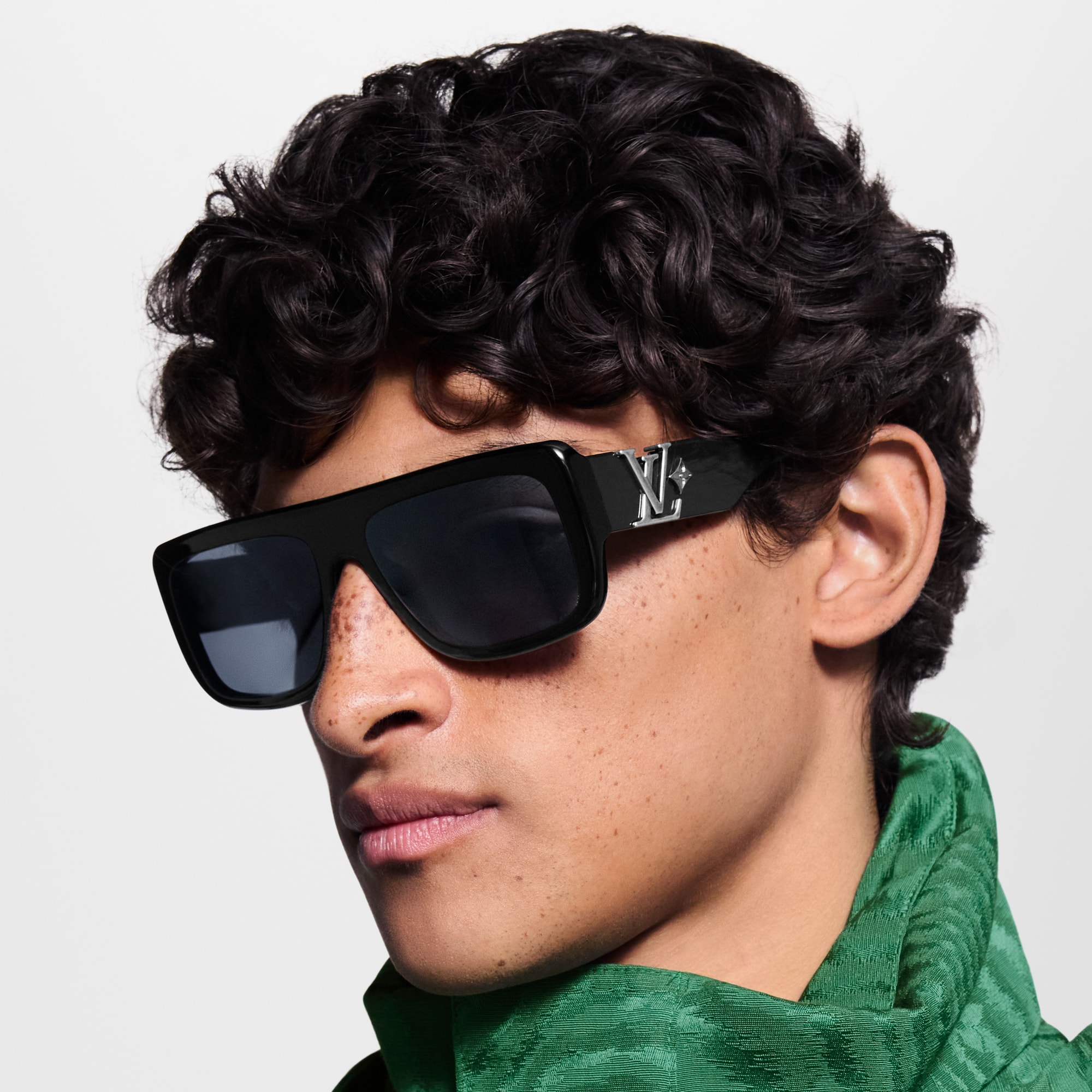 Mắt Kính Dáng Vuông LV Flower . in Đồ Nam