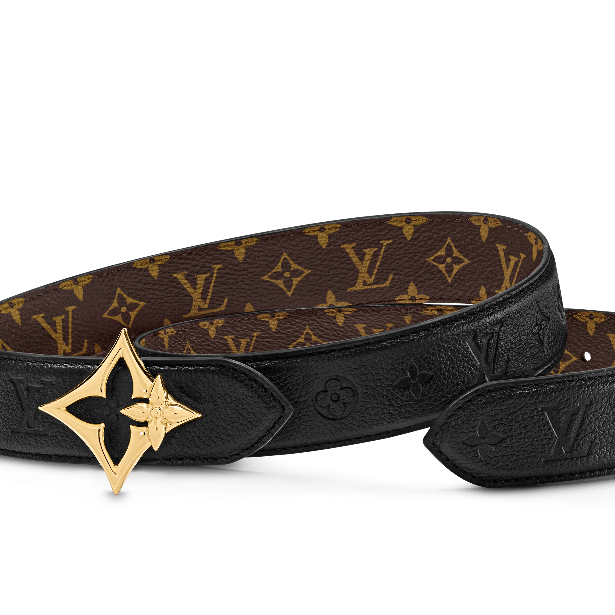 Thắt Lưng Hai Mặt LV Flowergram 30MM Monogram in Đồ Nữ