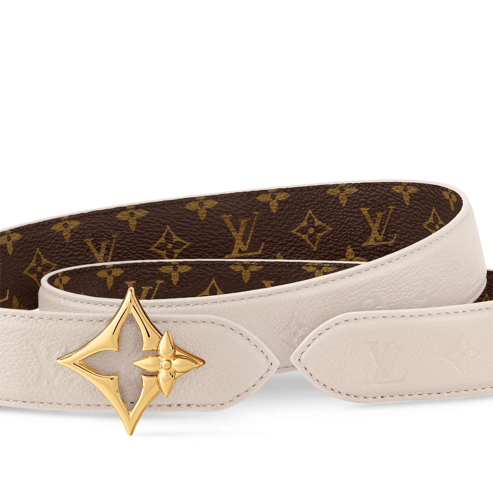 Thắt Lưng Hai Mặt LV Flowergram 30MM Monogram in Đồ Nữ