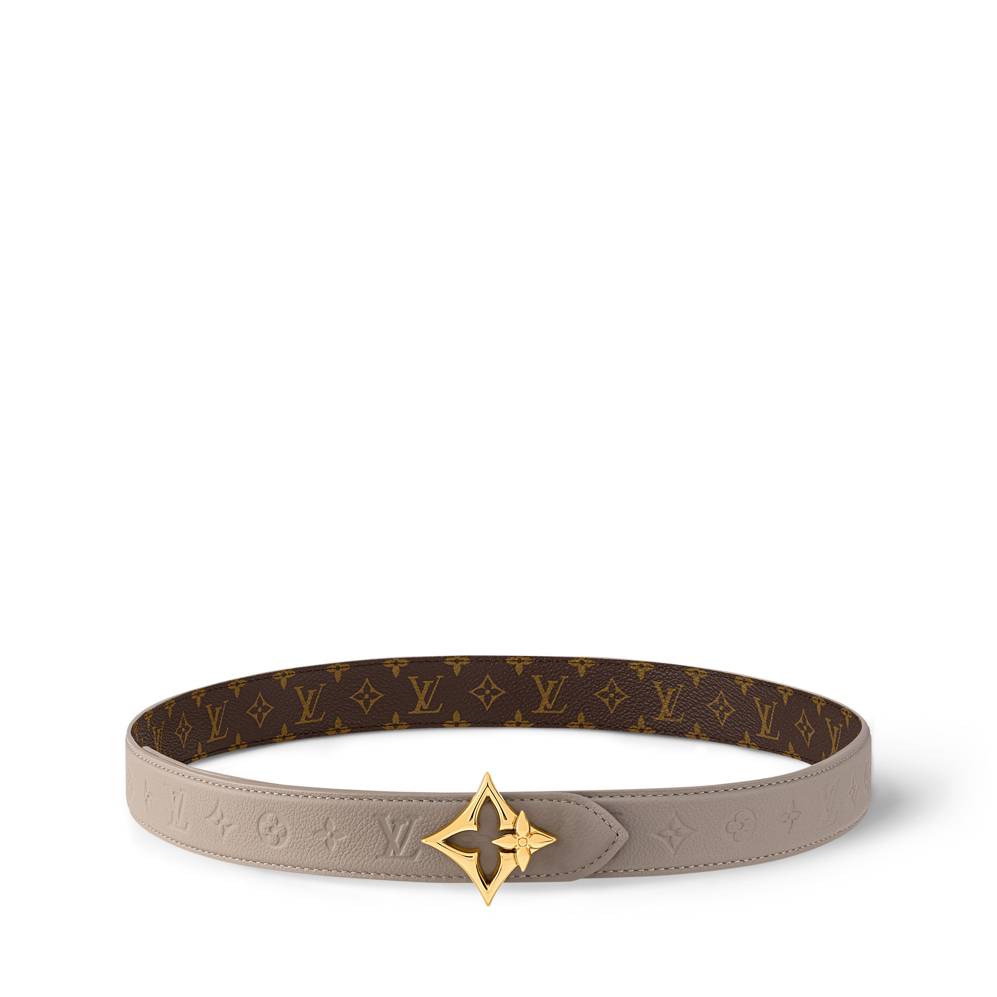 Thắt Lưng Hai Mặt LV Flowergram Ard 30MM  in Đồ Nữ