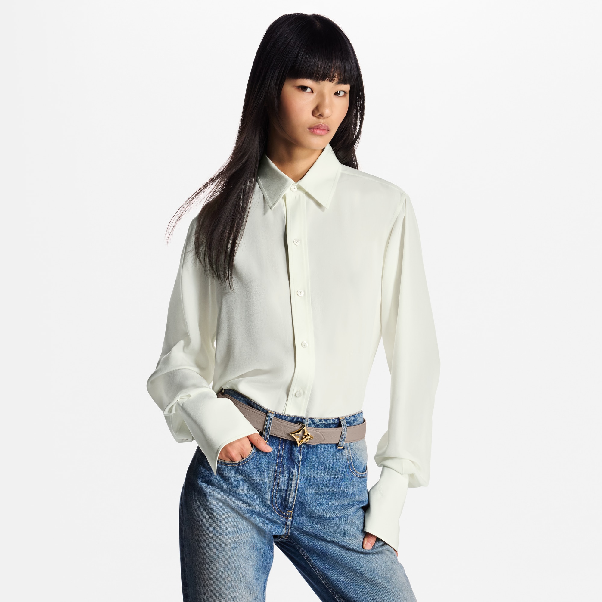 Thắt Lưng Hai Mặt LV Flowergram Ard 30MM  in Đồ Nữ