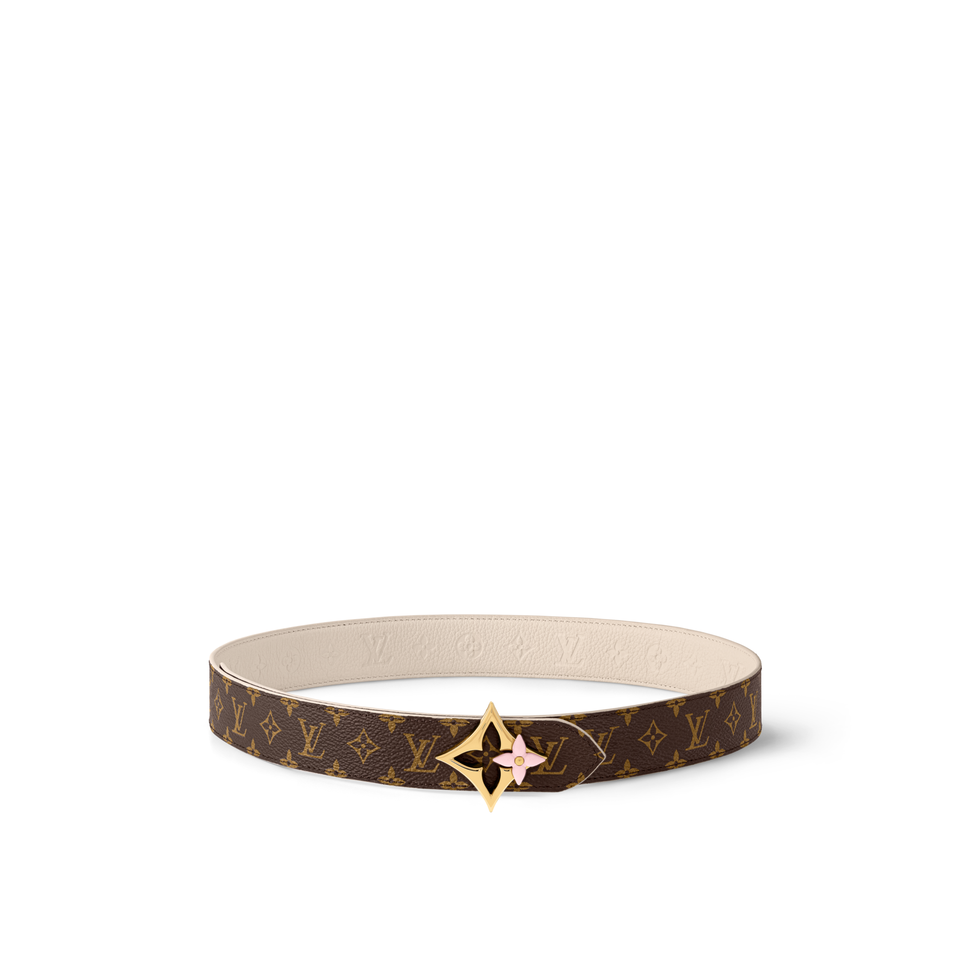 Thắt Lưng Hai Mặt LV Flowergram Enamel 30MM  in Đồ Nữ
