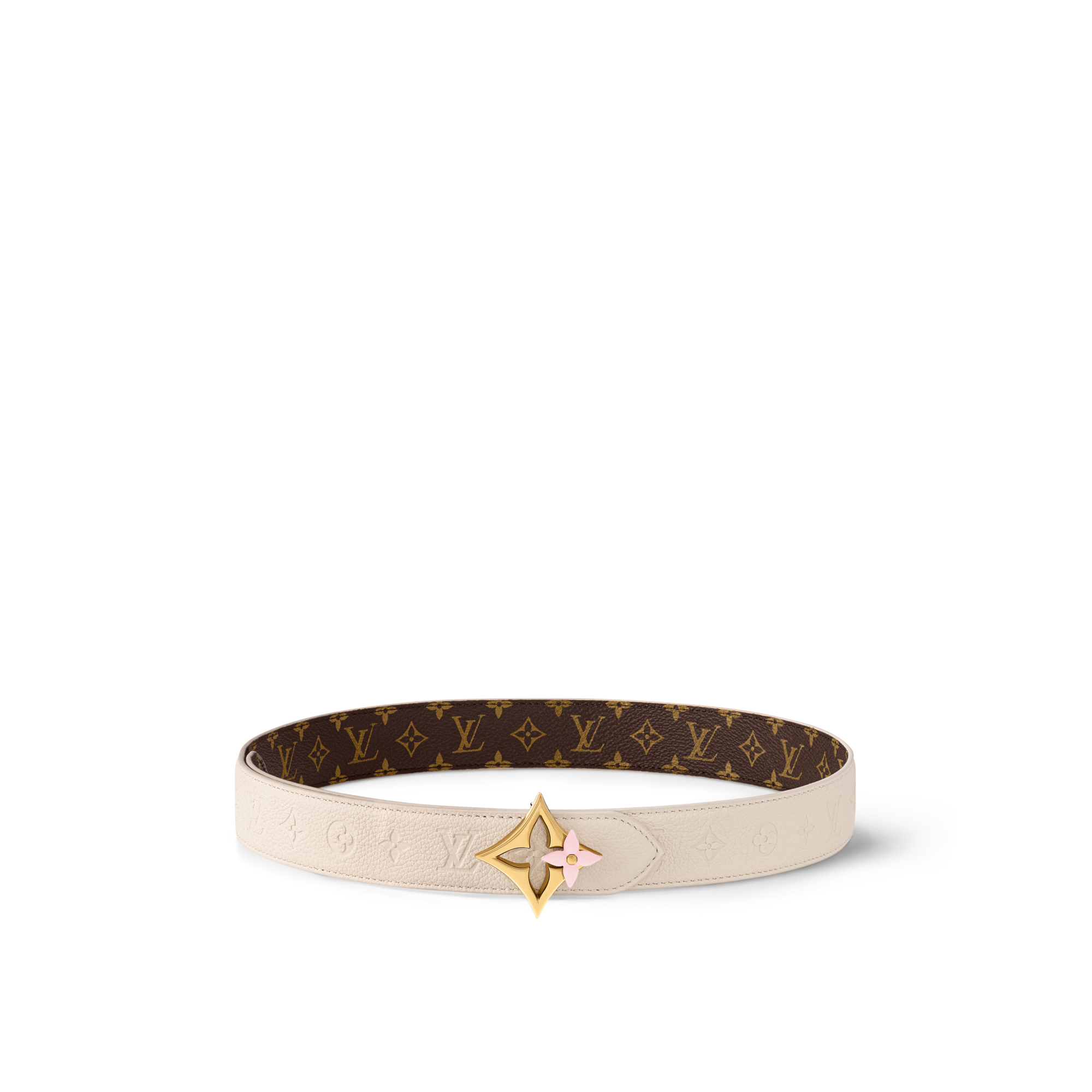 Thắt Lưng Hai Mặt LV Flowergram Enamel 30MM  in Đồ Nữ