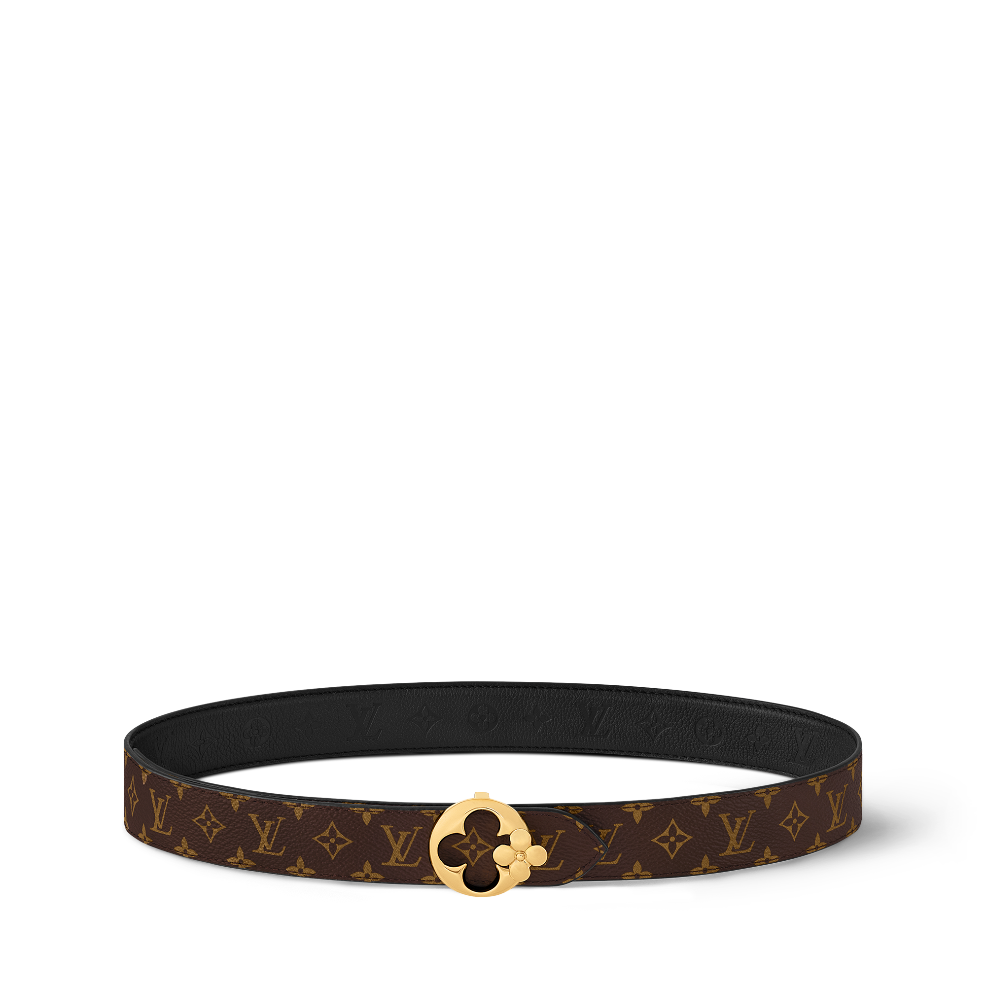 Thắt Lưng Hai Mặt LV Flowergram Round 30MM Monogram in Đồ Nữ