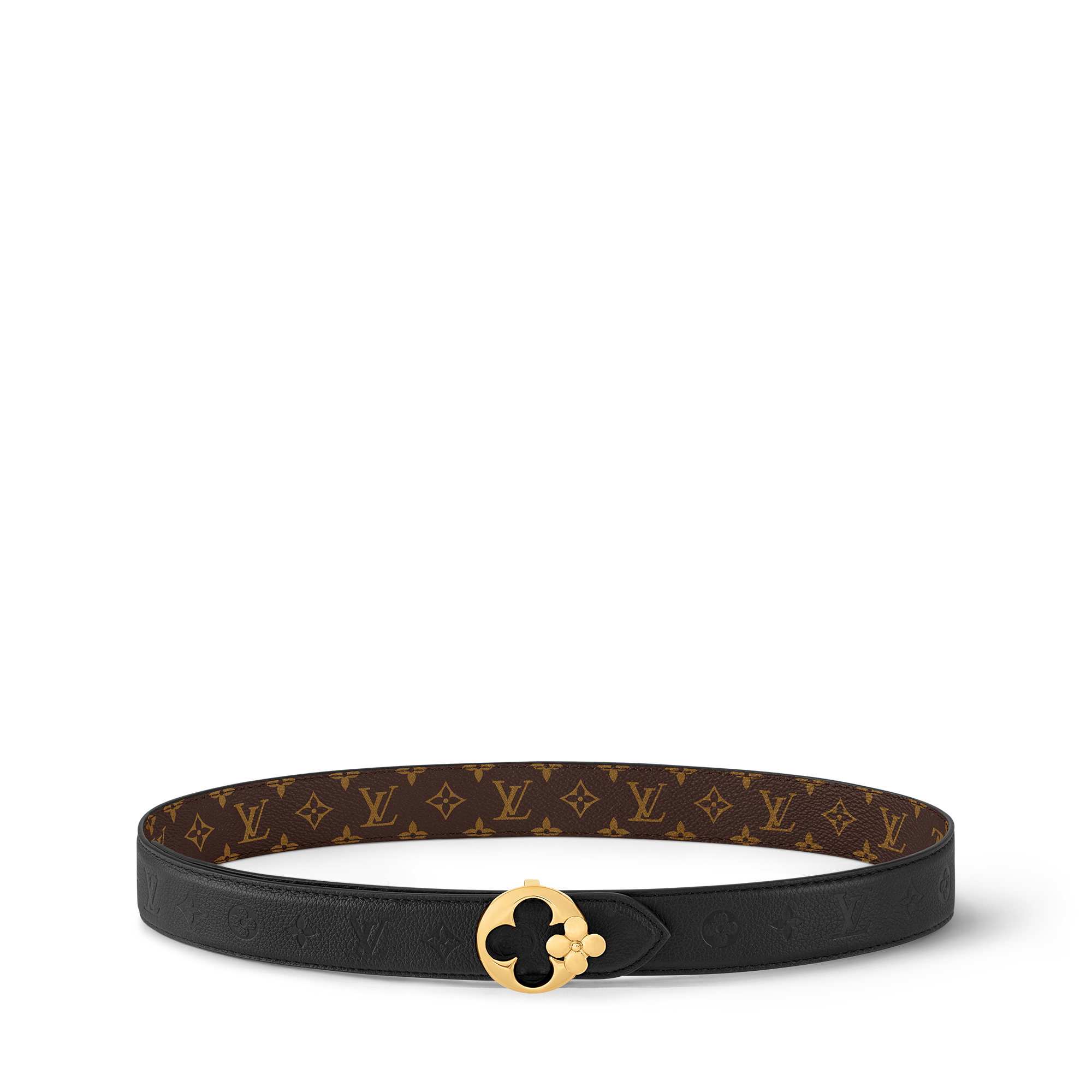 Thắt Lưng Hai Mặt LV Flowergram Round 30MM Monogram in Đồ Nữ