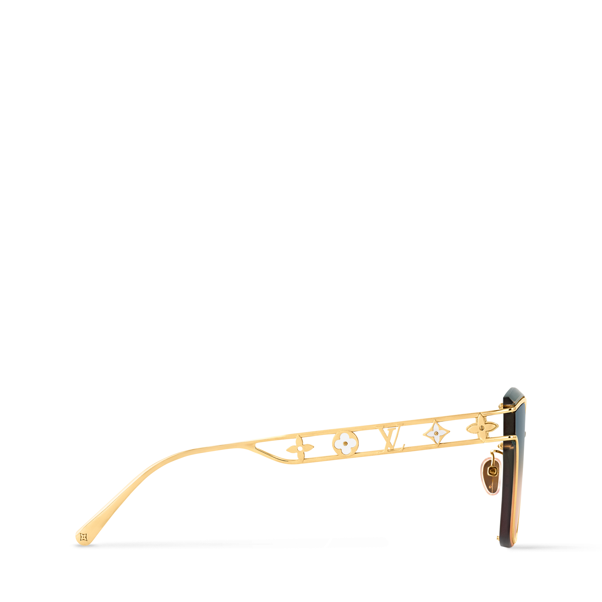 Mắt Kính Dáng Mắt Mèo LV Framed . in Đồ Nữ