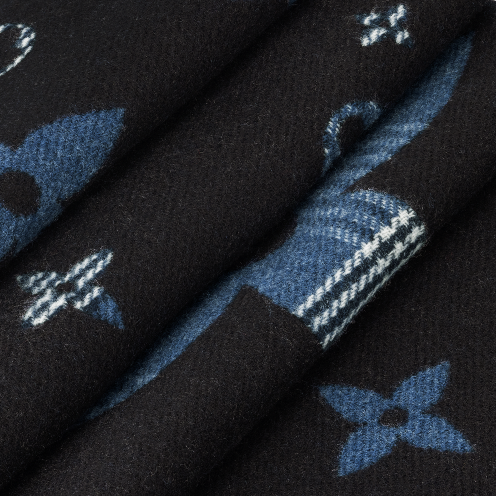 Khăn Quàng LV Galaxy Tartan . in Đồ Nam