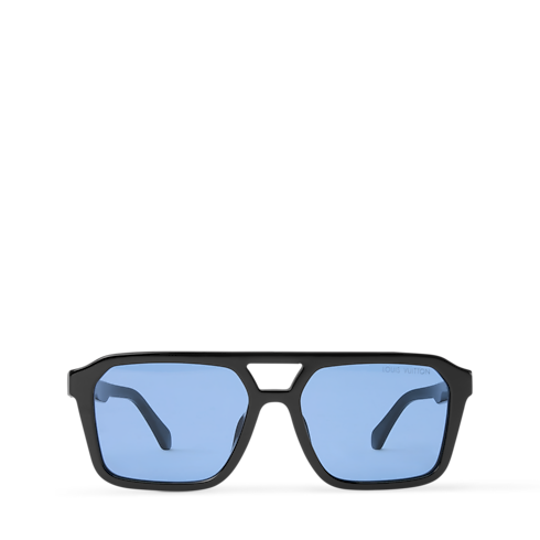 Mắt Kính Dáng Vuông LV Hit - Bản To . in Đồ Nam's Phụ kiện Mắt kính collections by Louis Vuitton (Thu phóng sản phẩm)