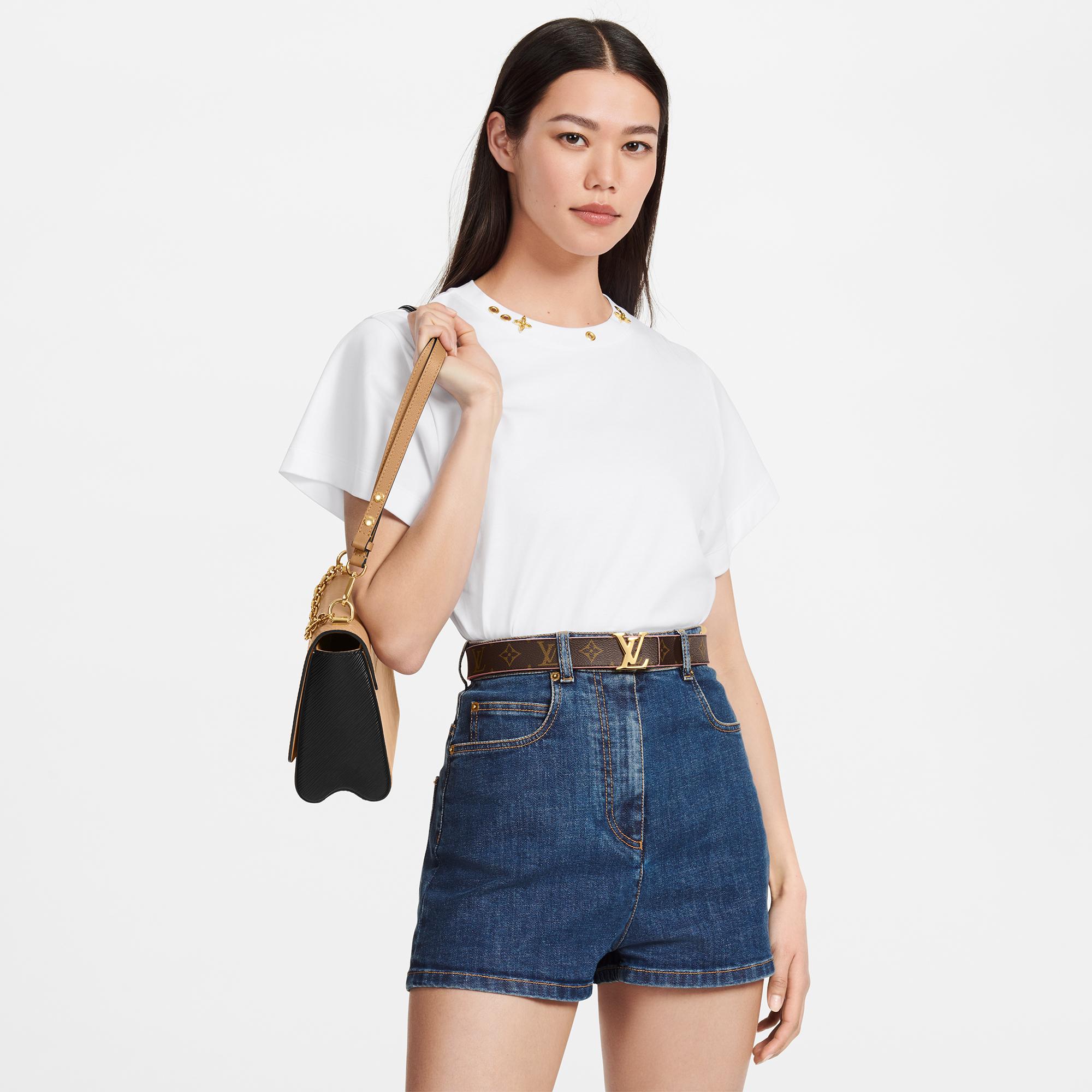 Thắt Lưng Hai Mặt LV Initiales 30MM Monogram in Đồ Nữ