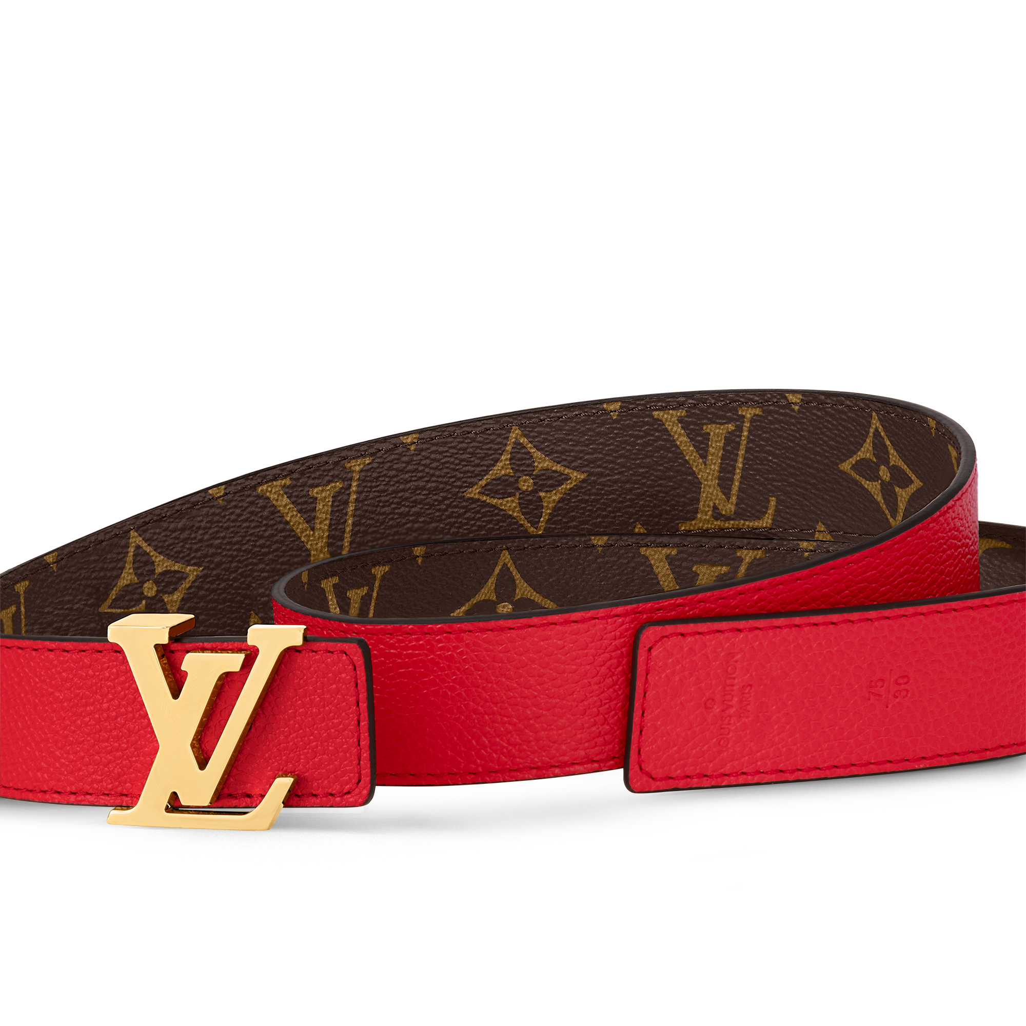 Thắt Lưng Hai Mặt LV Initiales 30MM Monogram in Đồ Nữ