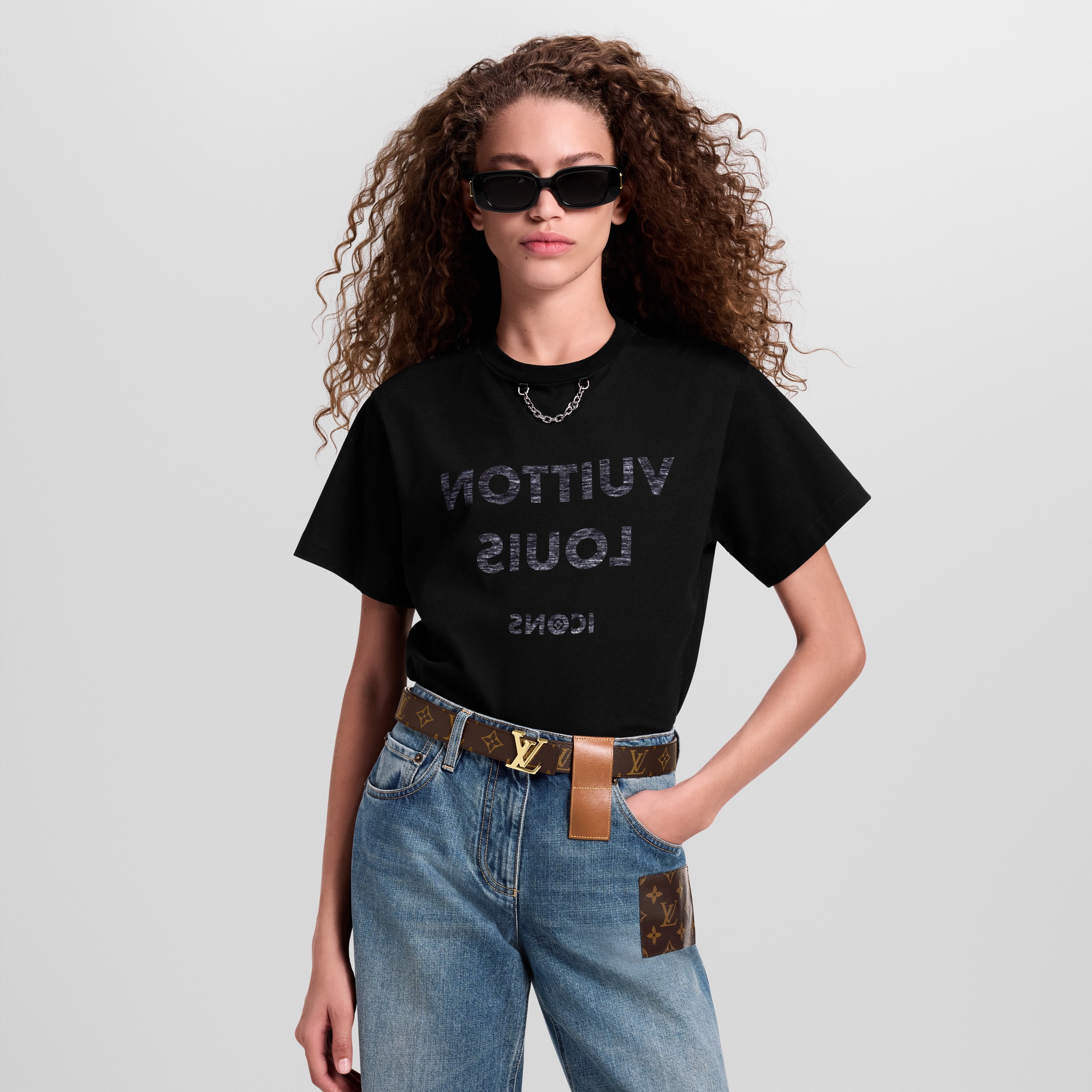 Thắt Lưng Hai Mặt LV Initiales 30MM Monogram in Đồ Nữ